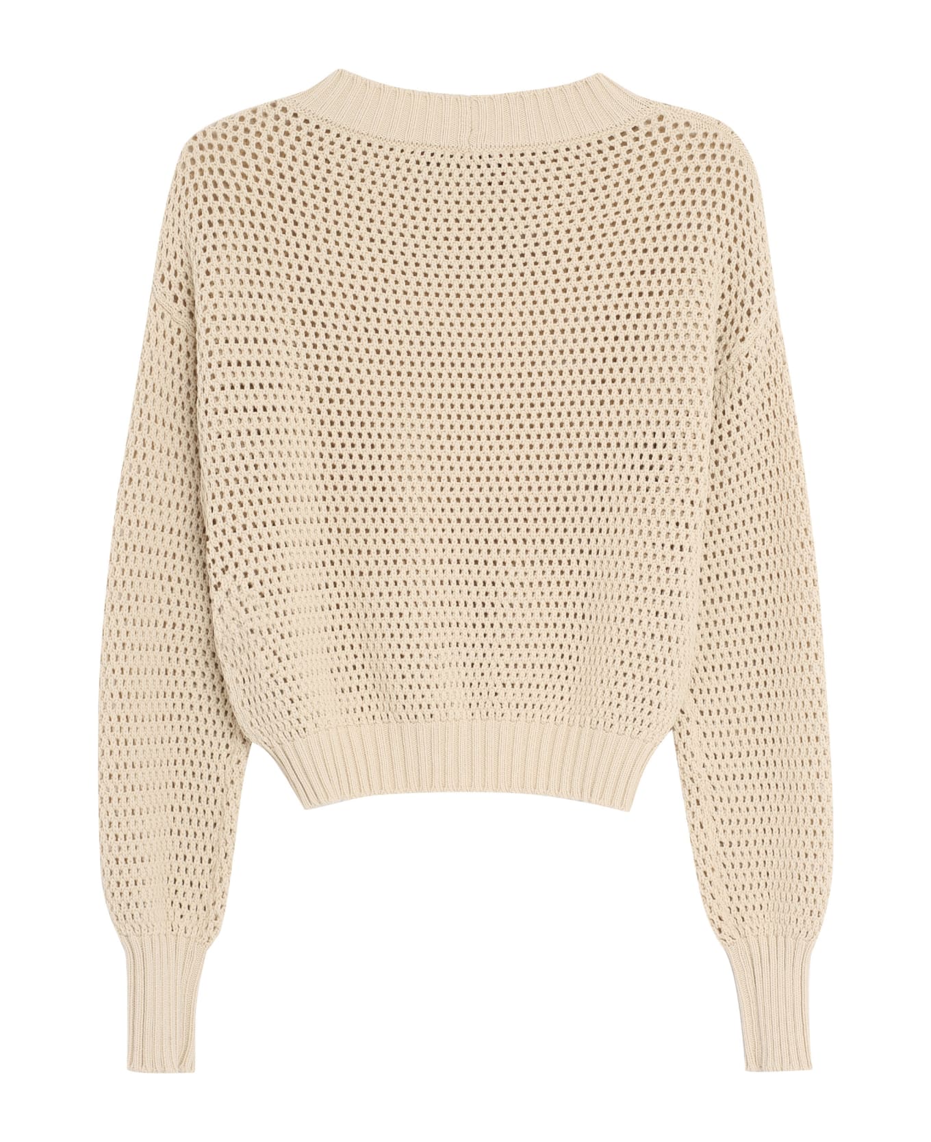 Max Mara Studio Matassa Cotton Sweater - Beige