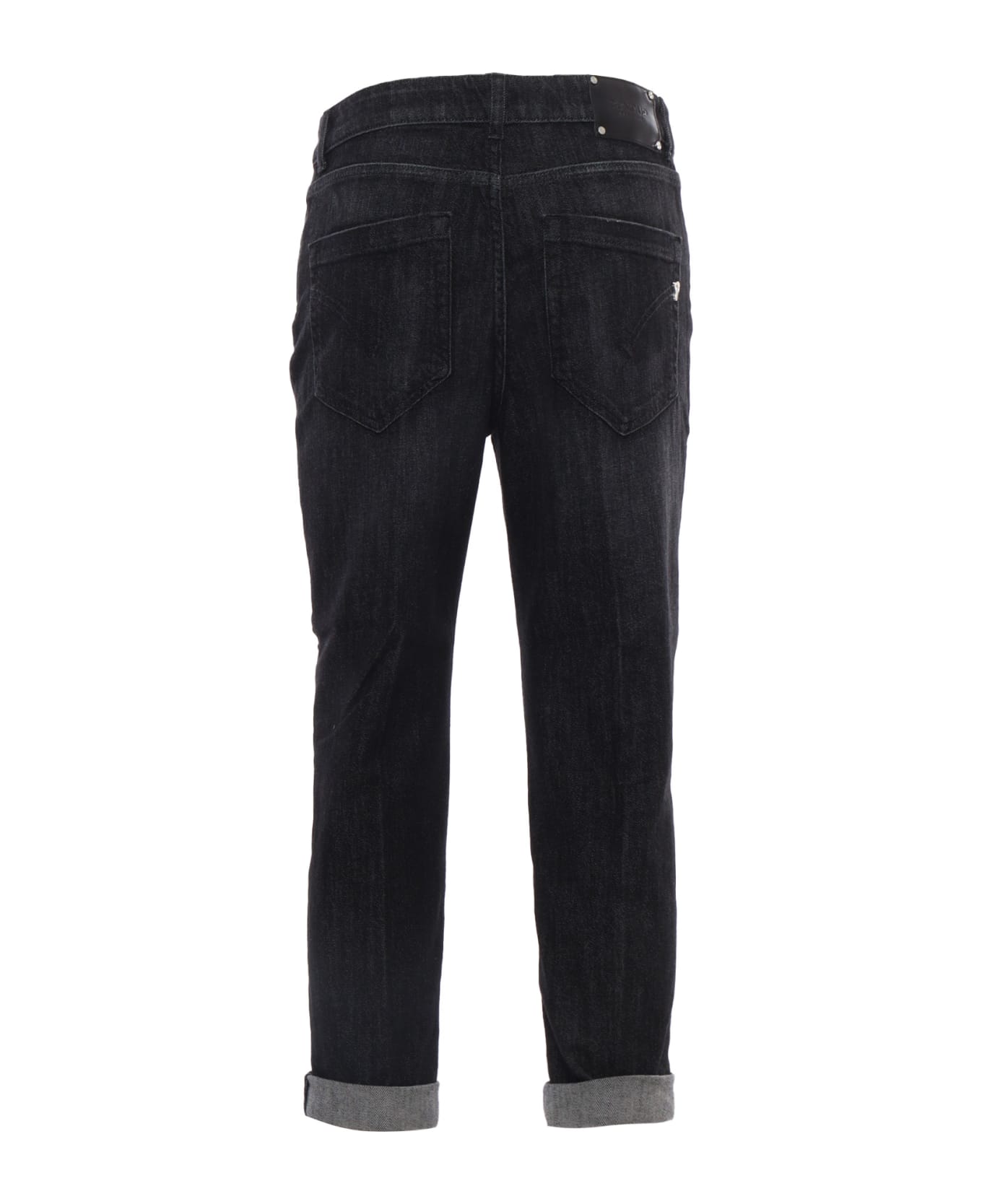 Dondup Black High-waisted Jeans - BLACK