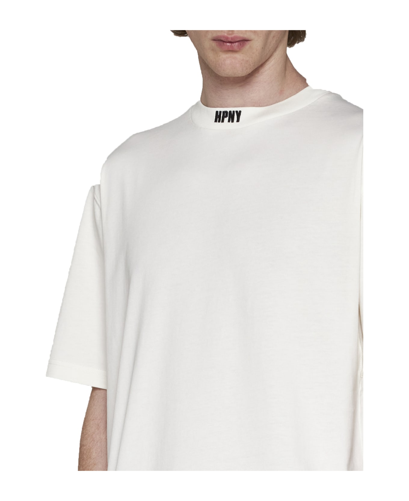 HERON PRESTON Hpny Embroidered T-shirt - White/black シャツ