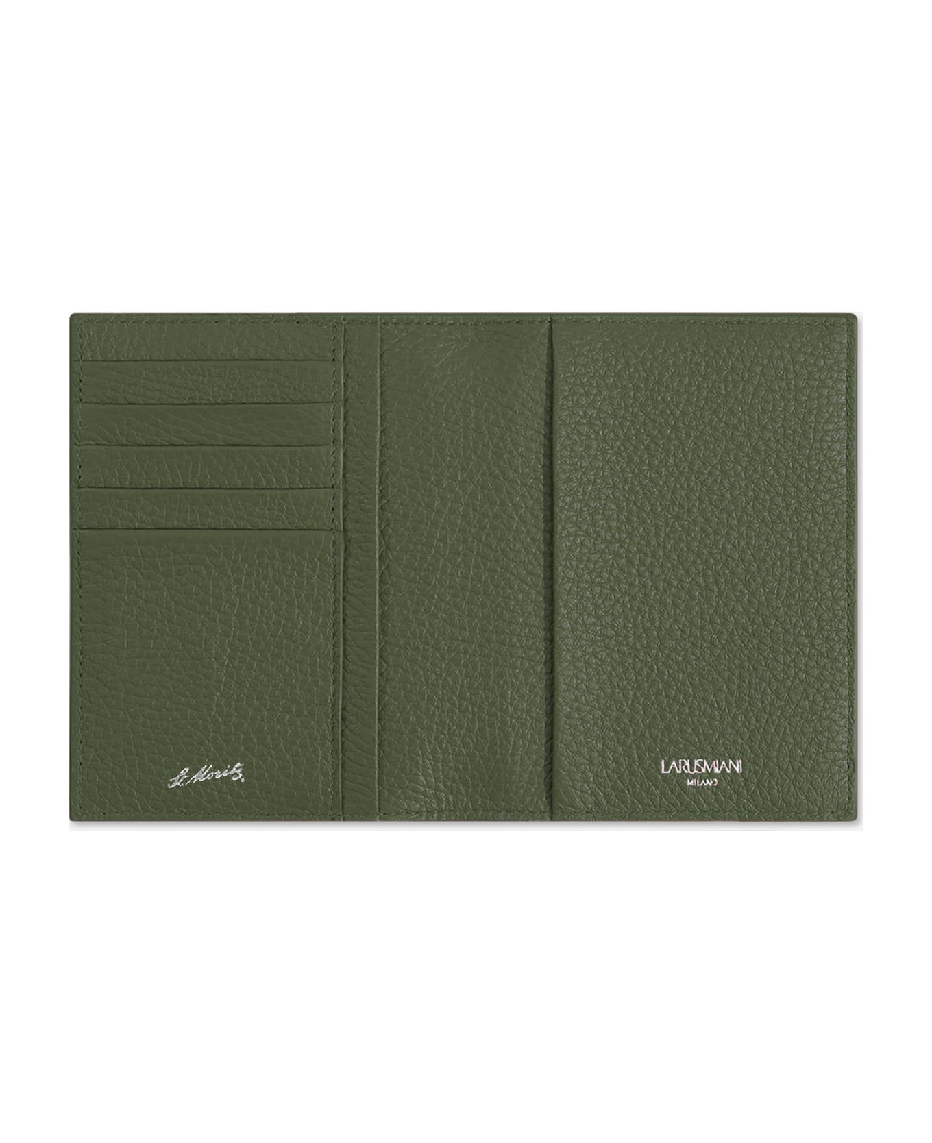 Larusmiani Passport Holder St.moritz Wallet - Olive
