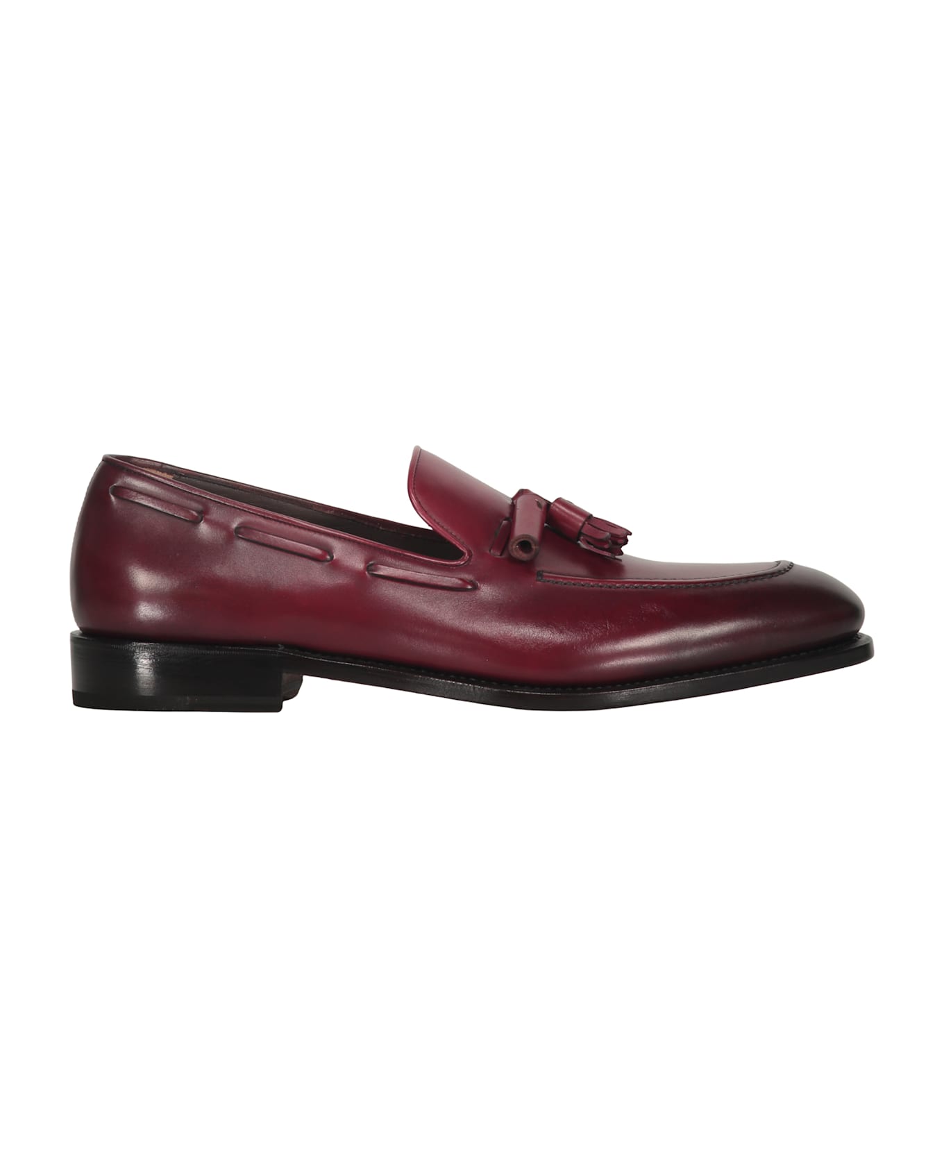 Ferragamo Leather Loafers - Burgundy