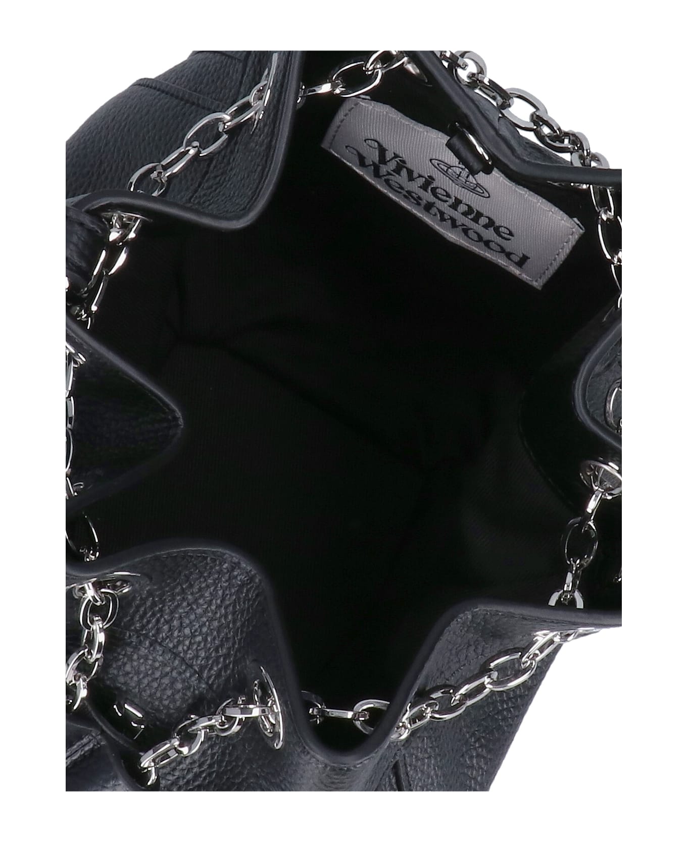 Vivienne Westwood Small Bucket Bag "chrissy" - Black  
