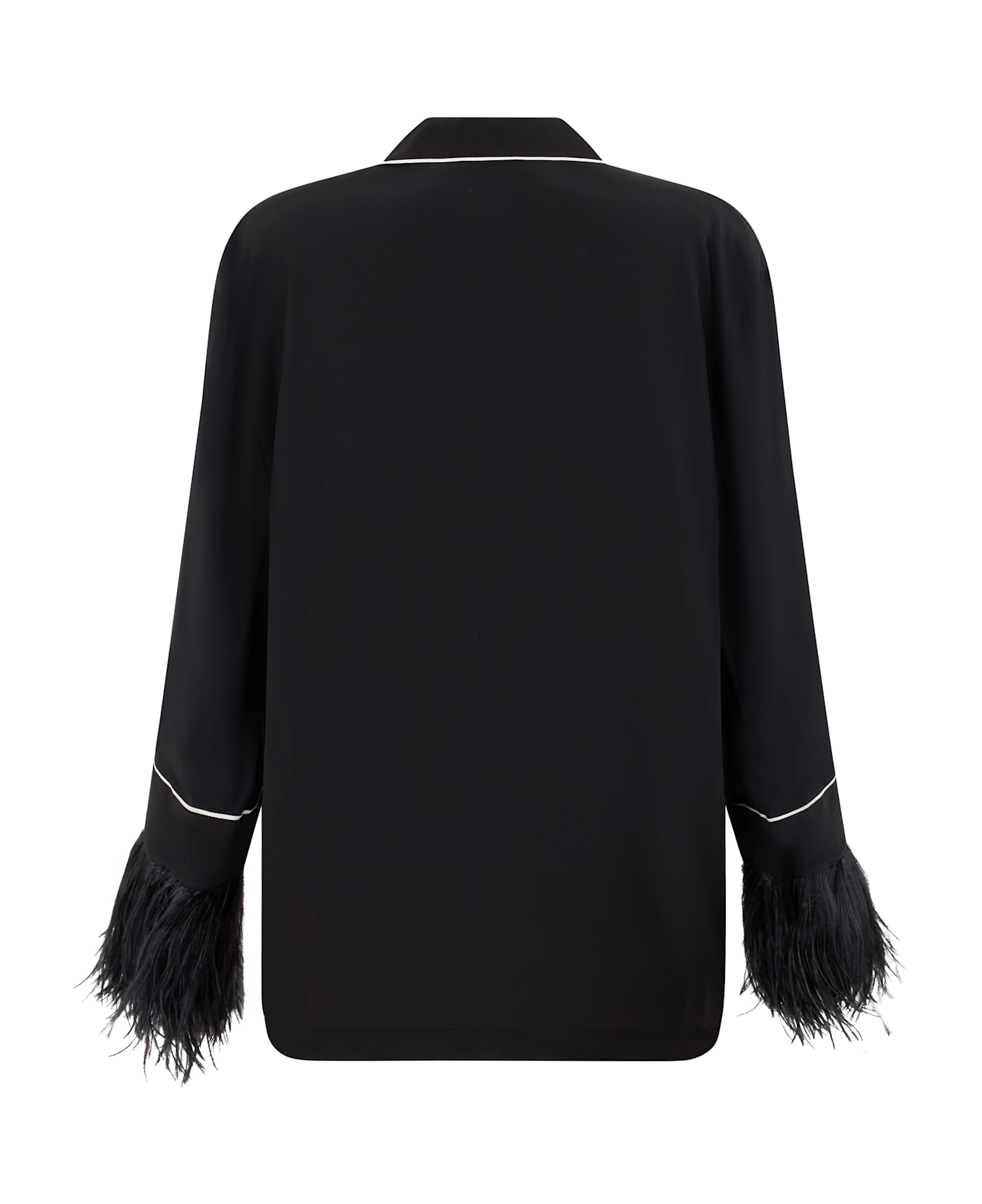 Valentino Garavani Printed Silk Shirt - black