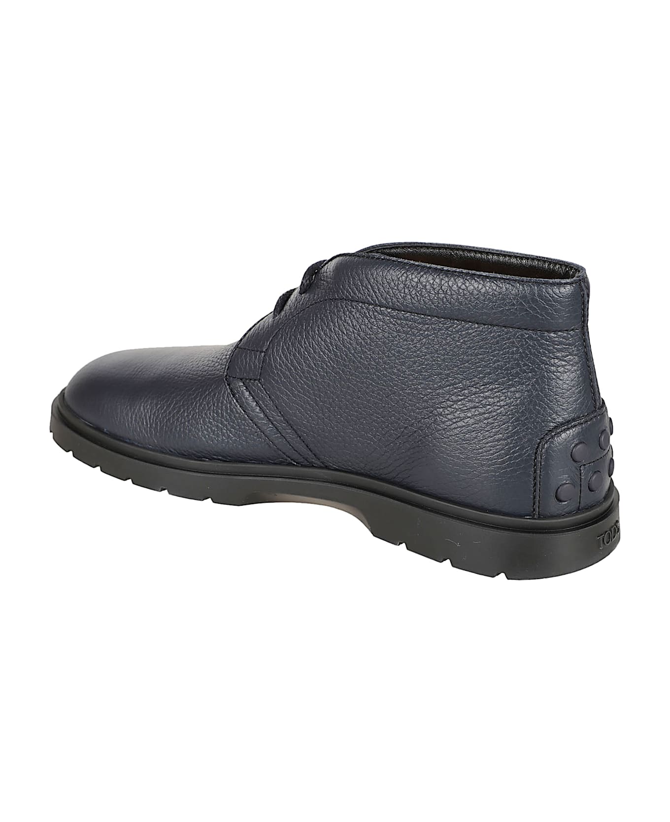 Tod
s Leather Ankle Boot - Blue