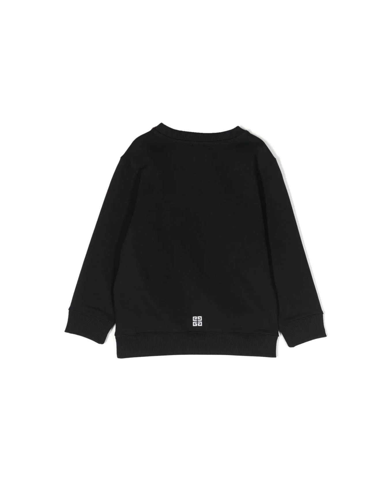 Givenchy Black Sweatshirt With Givenchy 4g Logo - Black ニットウェア＆スウェットシャツ