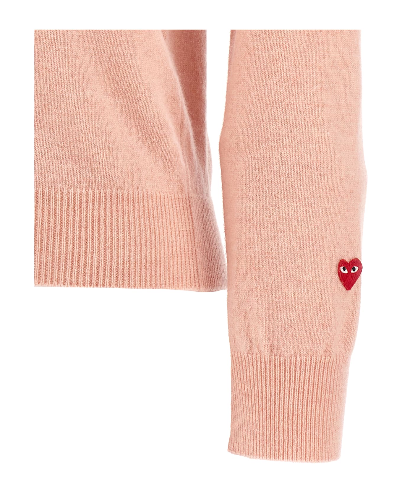 Comme des Garçons Play 
small Heart
 Cardigan - Pink