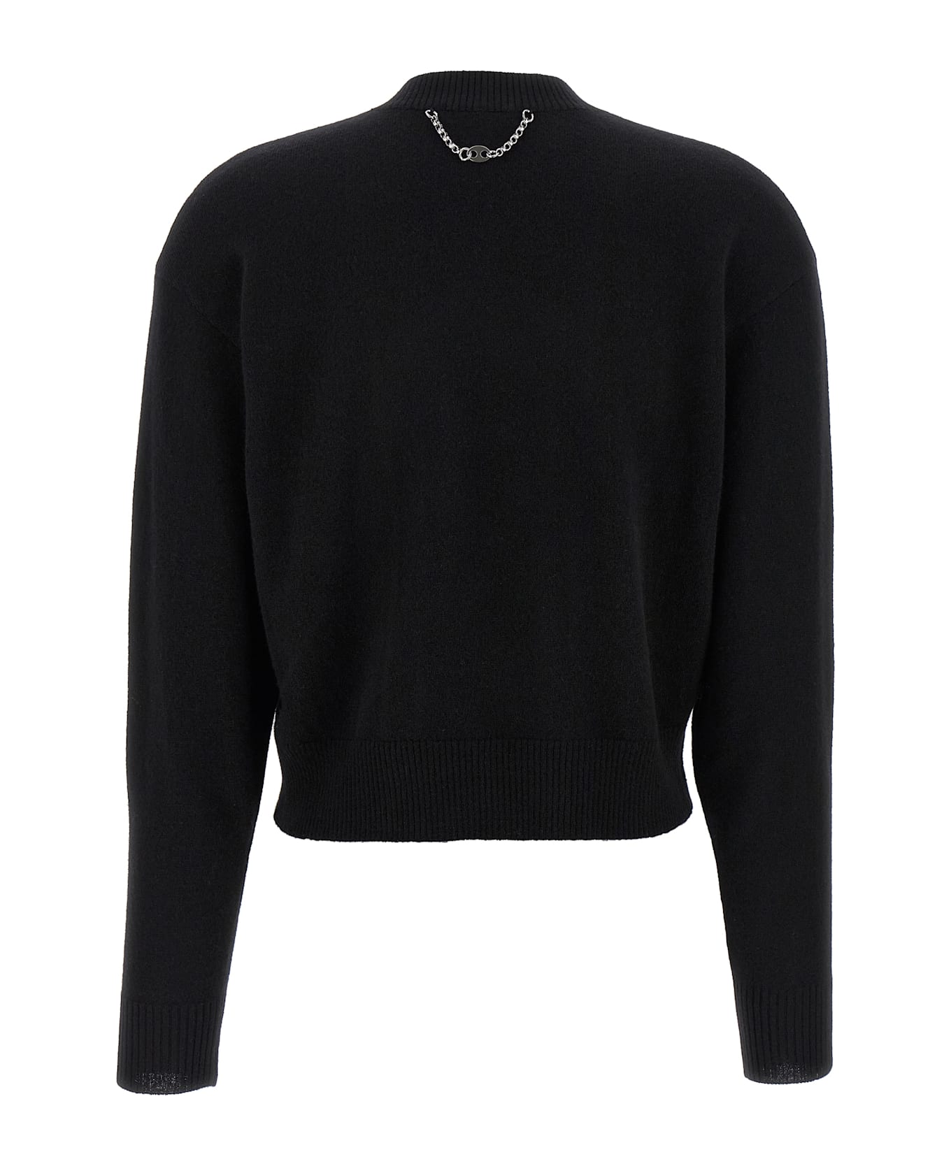 Paco Rabanne Trompe L
oeil Cardigan Sweater - Black  
