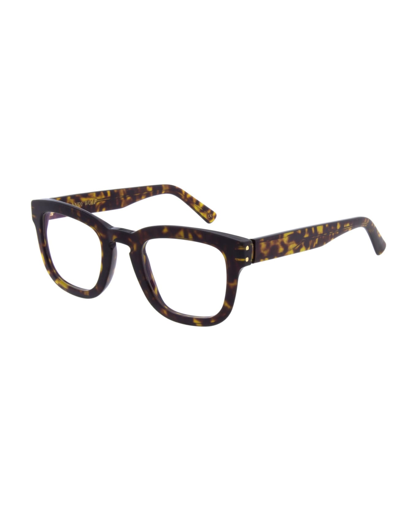 Andy Wolf Aw01 - Brown / Gold Glasses - brown tortoise
