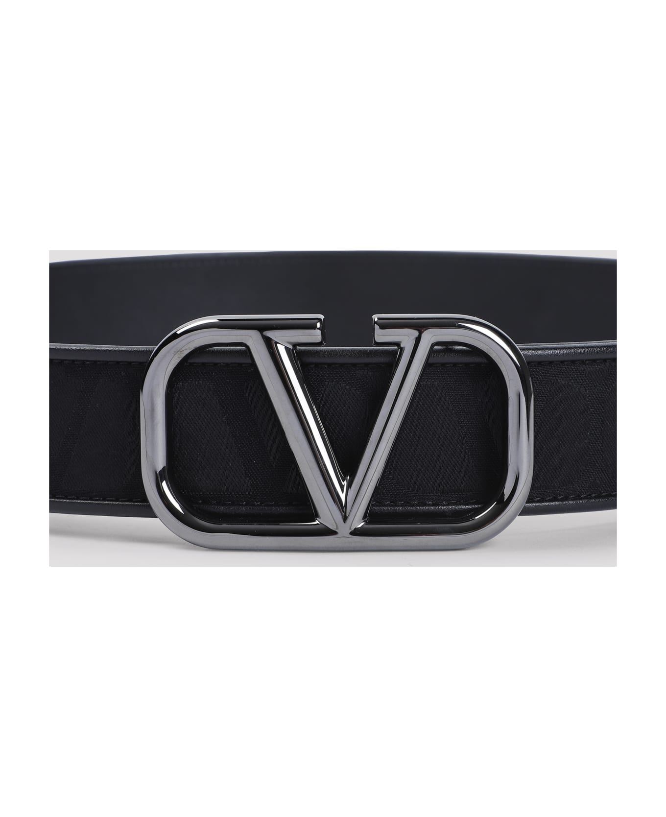 Valentino Garavani Vlogo Signature Buckled Belt - No Nero