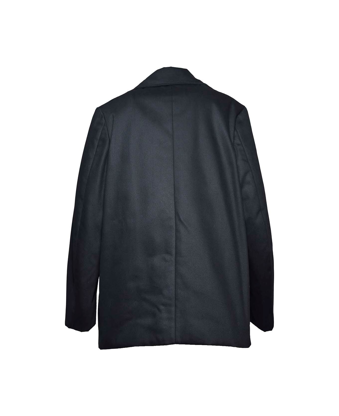 Jil Sander Padded Caban Jacket - Nero