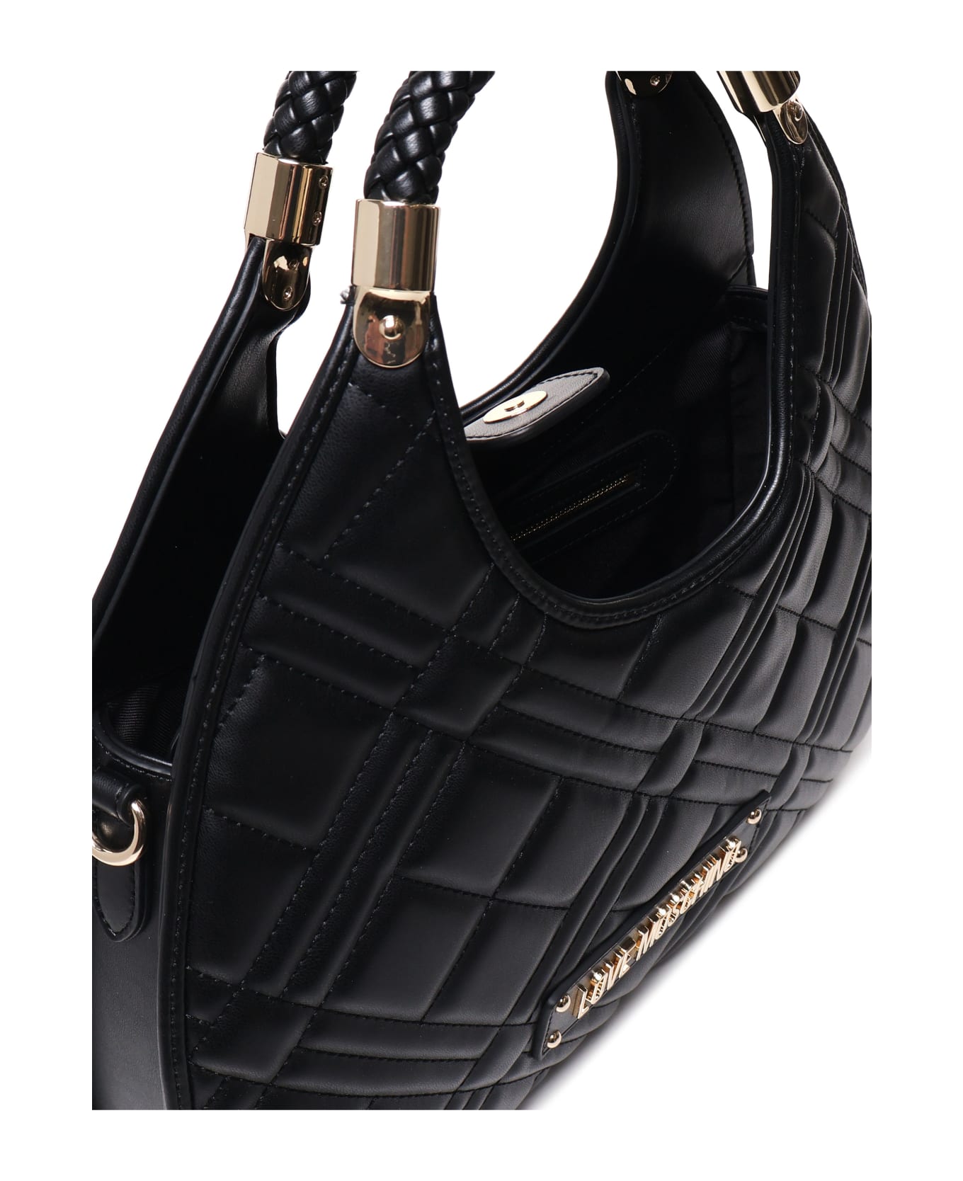 Love Moschino Quilted Handbag - Black