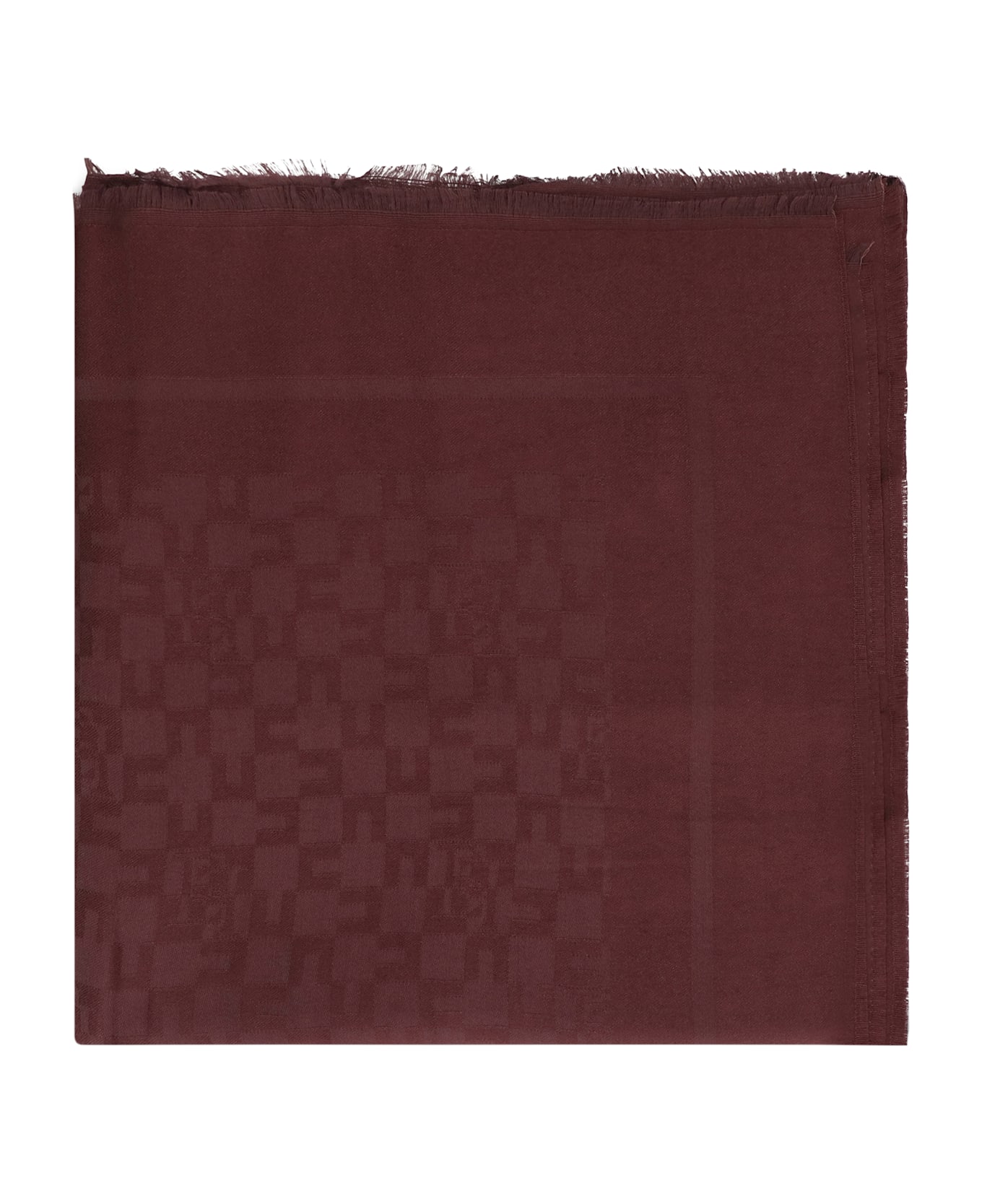 Elisabetta Franchi Jacquard Scarf - Red-purple or grape