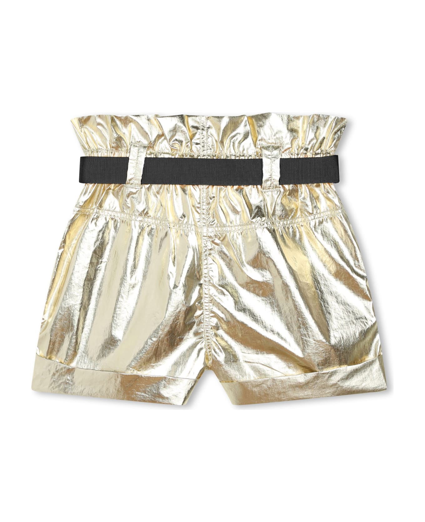 DKNY Shorts Con Logo - Gold