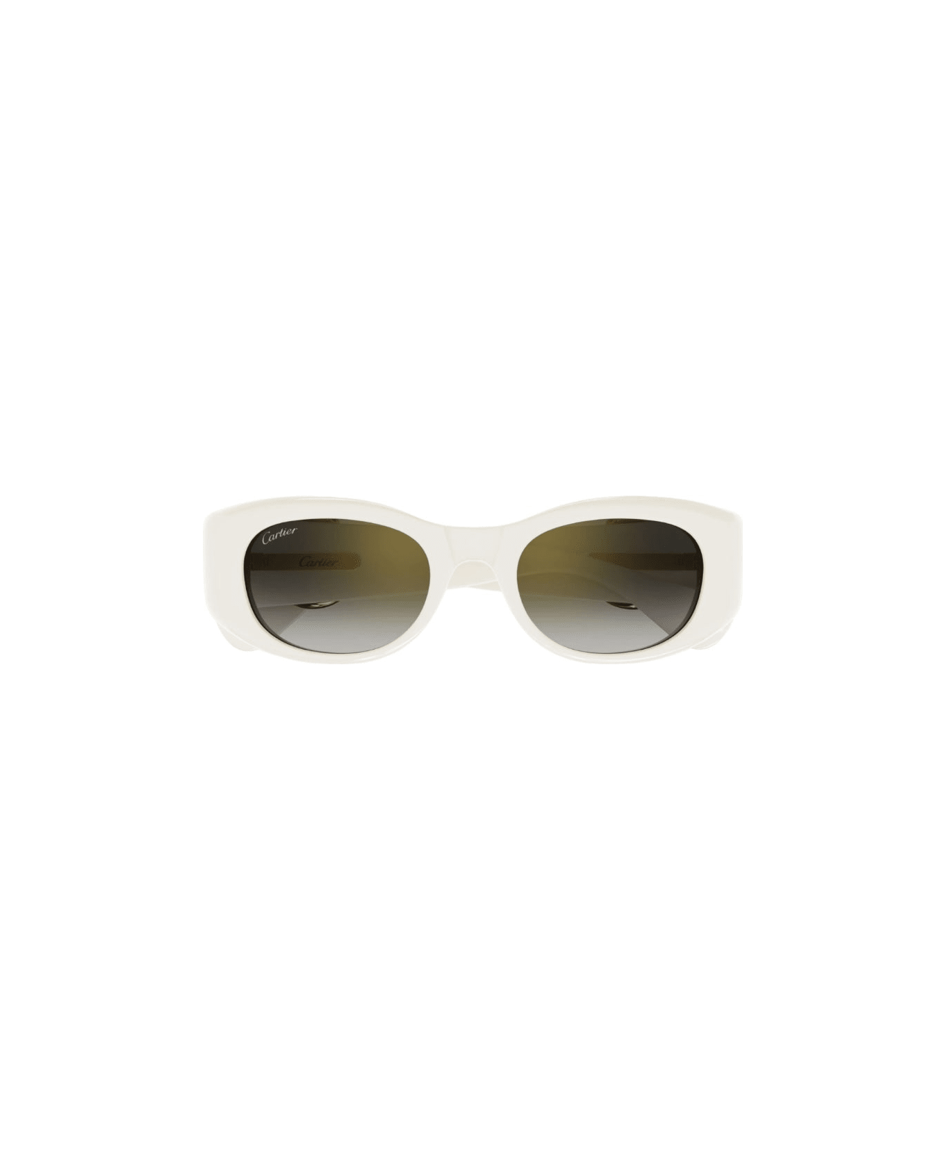 Cartier Eyewear Ct 0472 - White Sunglasses