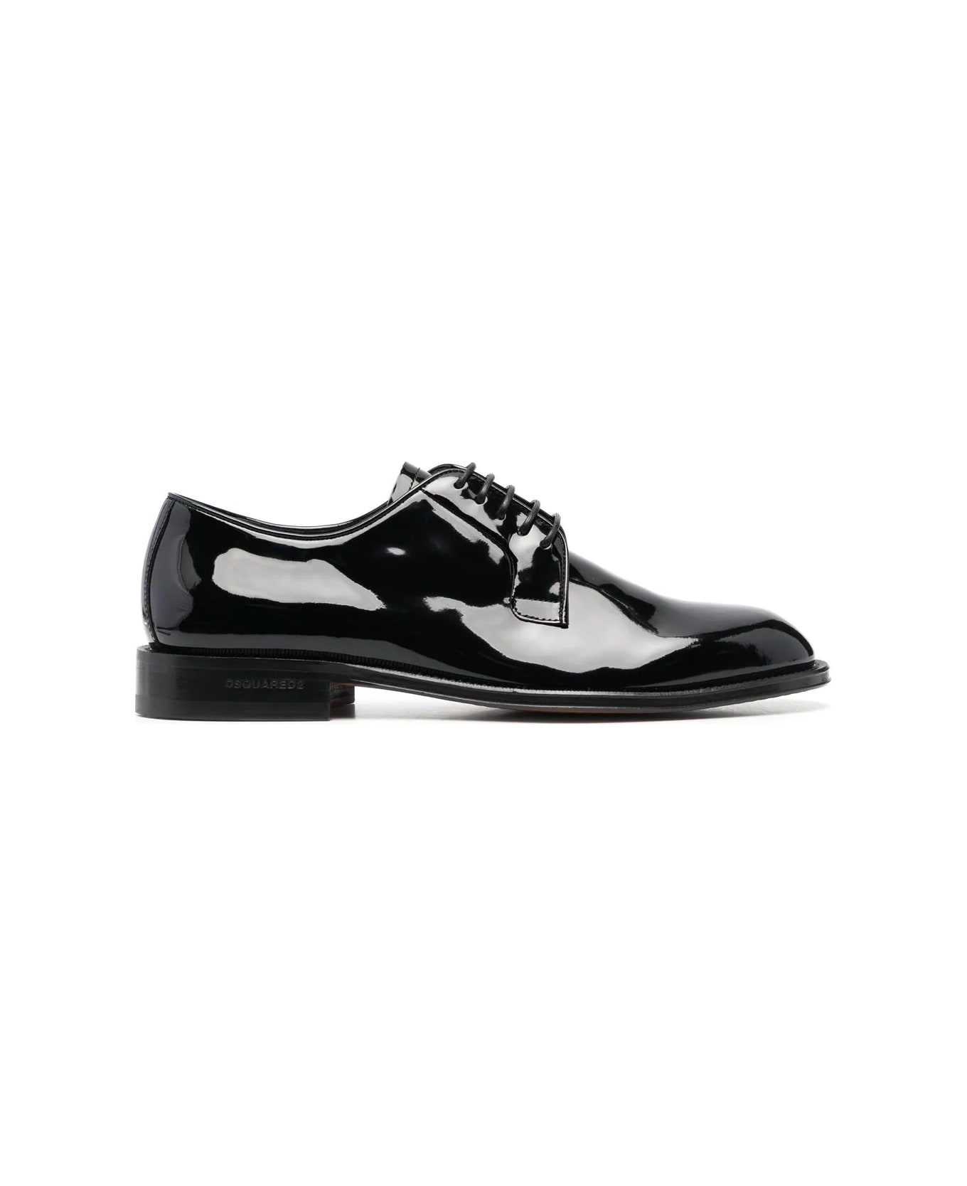 Dsquared2 Derby Shoes - Black ローファー＆デッキシューズ