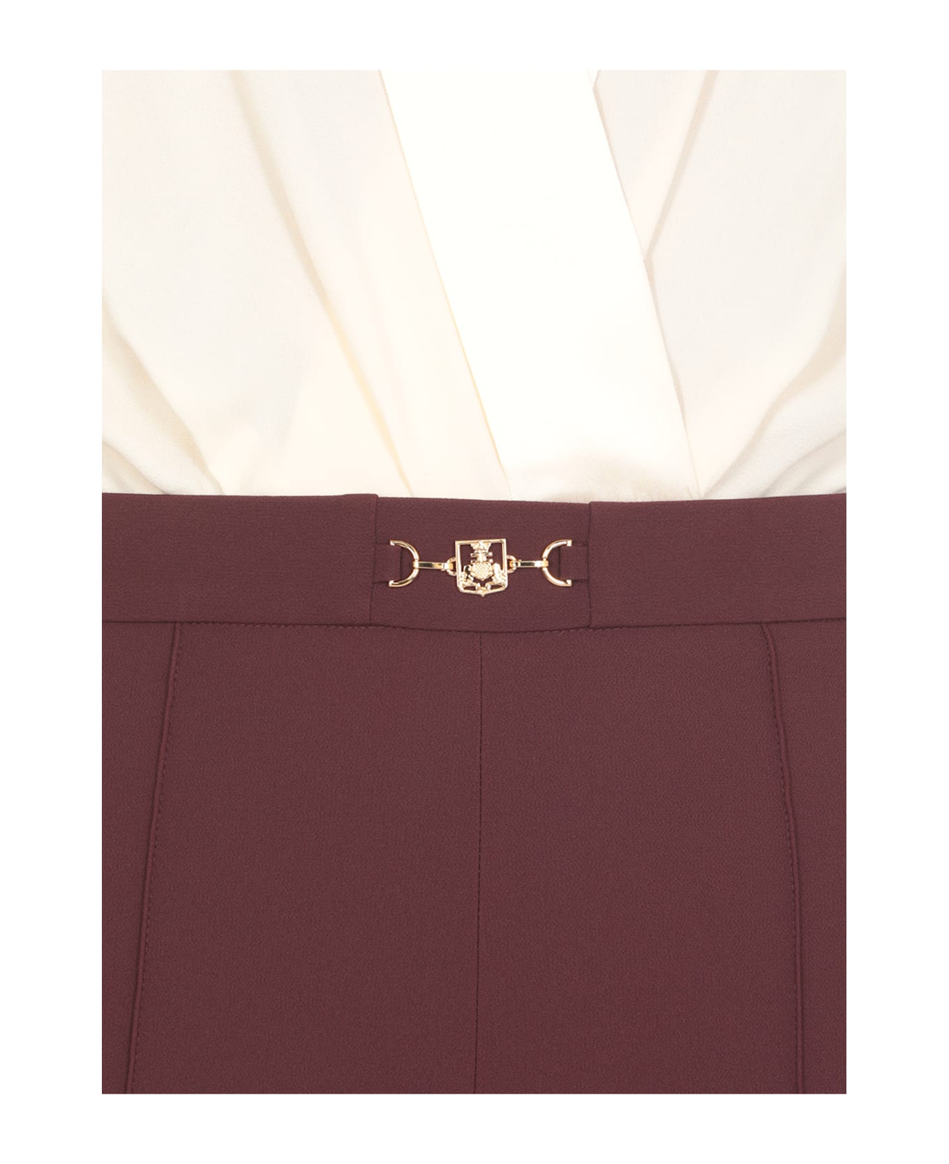 Elisabetta Franchi Jumpsuit - Bordeaux