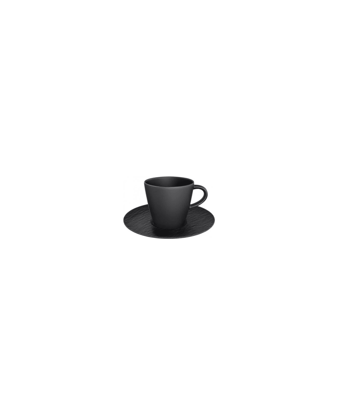 Villeroy & Boch Set 6 Tazze Caffè Americano Con Piattini - Nero