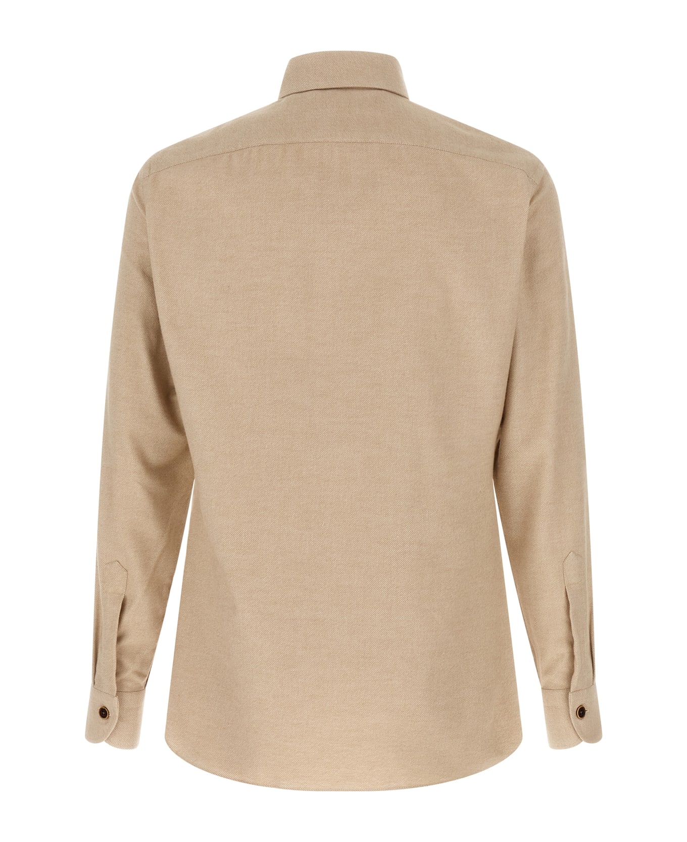 Borriello Napoli Flannel Shirt - Beige