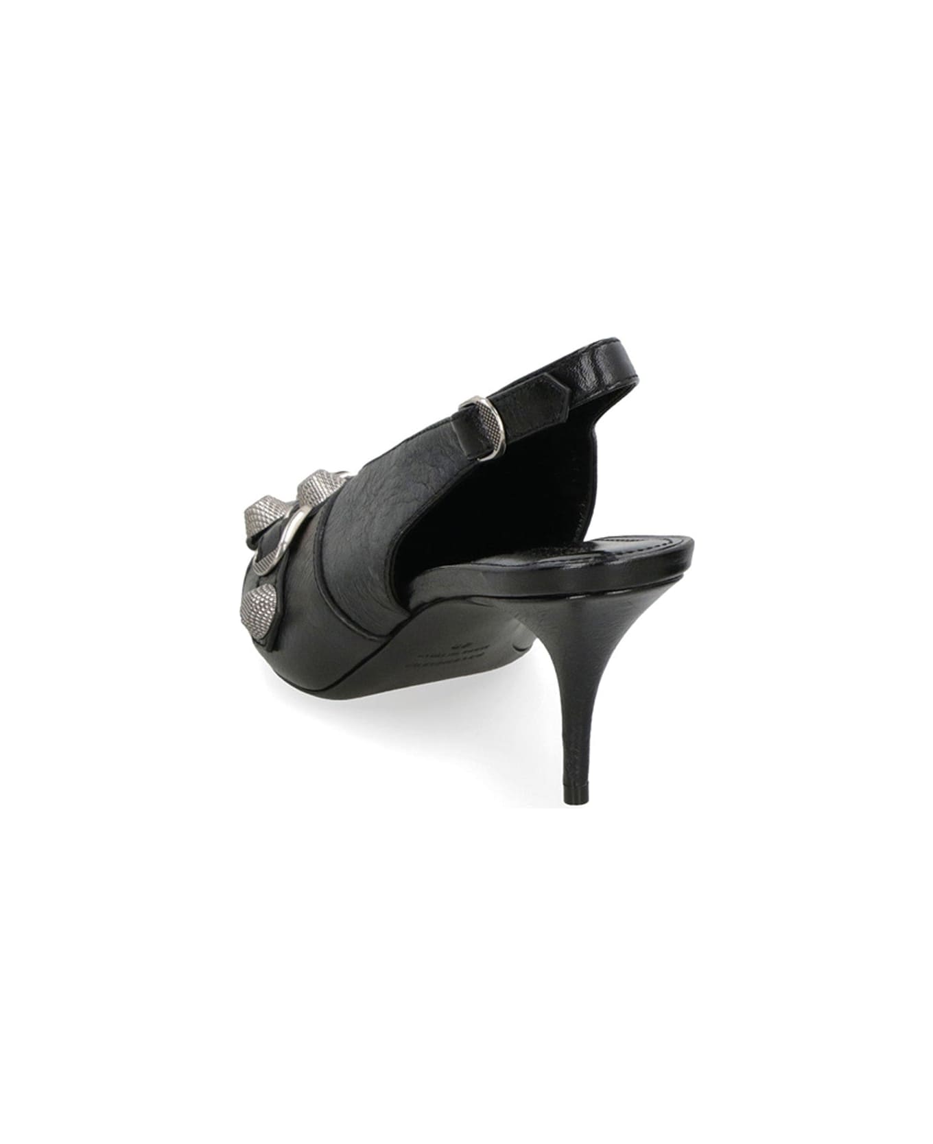 Balenciaga Cagole Slingback Pumps - Black ハイヒール