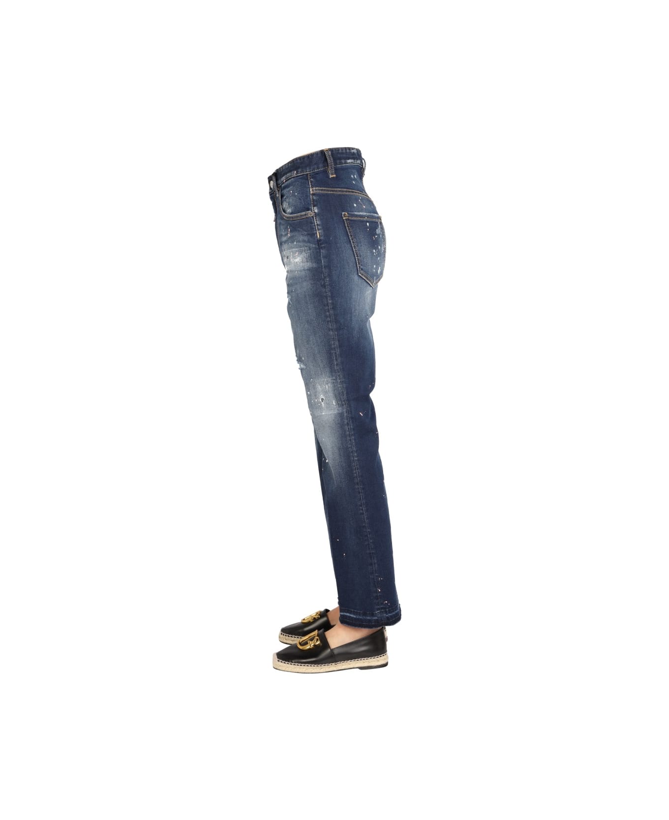 Dsquared2 Jeans Wide Leg - DENIM