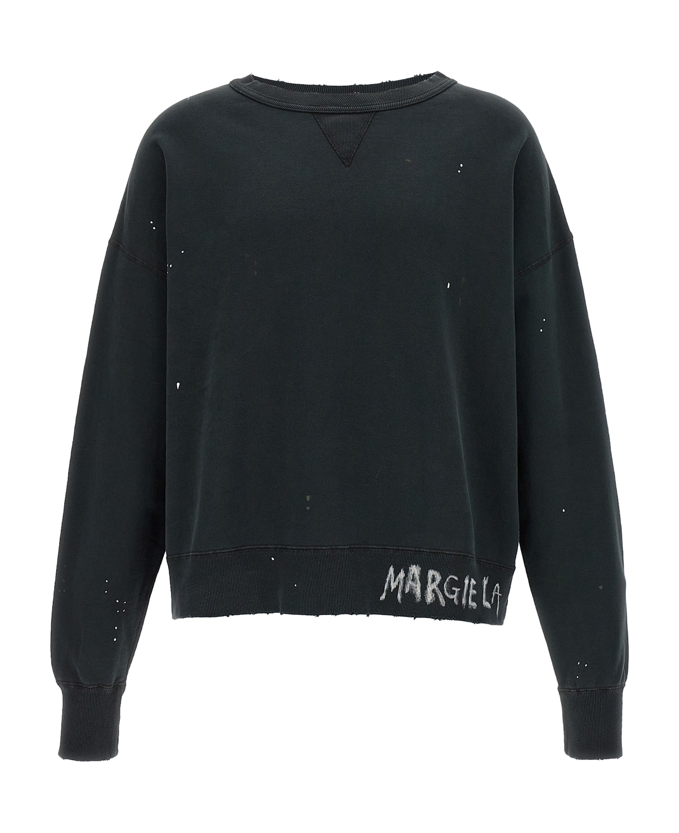 Maison Margiela 'graffiti' Sweatshirt - Black  