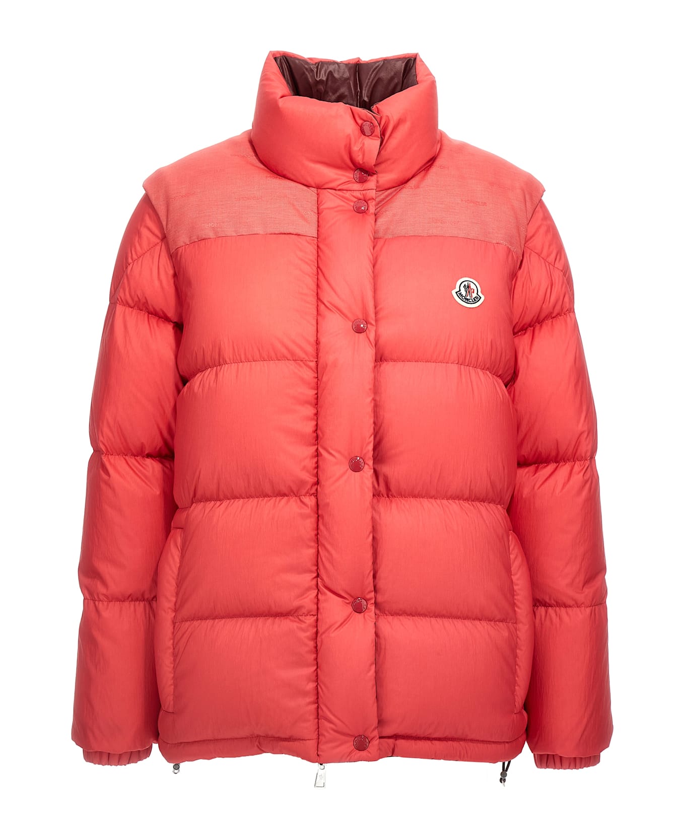 Moncler 'moncler Verone 1' Reversible Down Jacket - Red