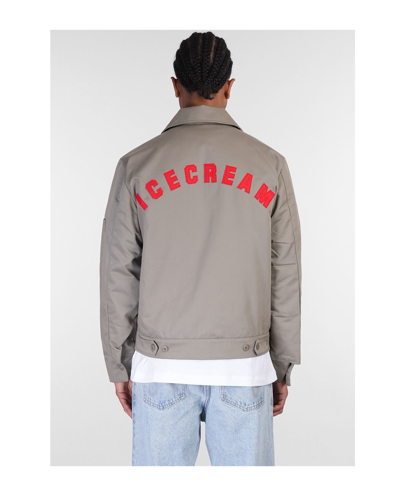 Icecream Casual Jacket In Green Polyester - green