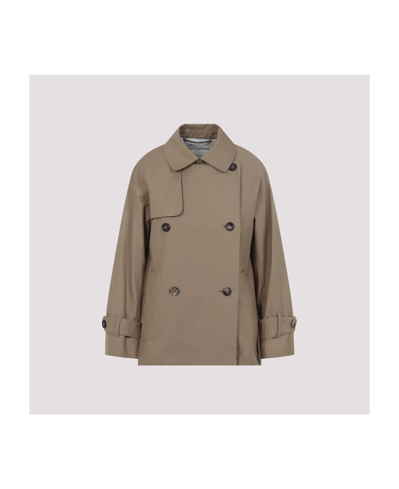 Max Mara The Cube Zeno Short Trench - Spring Camel