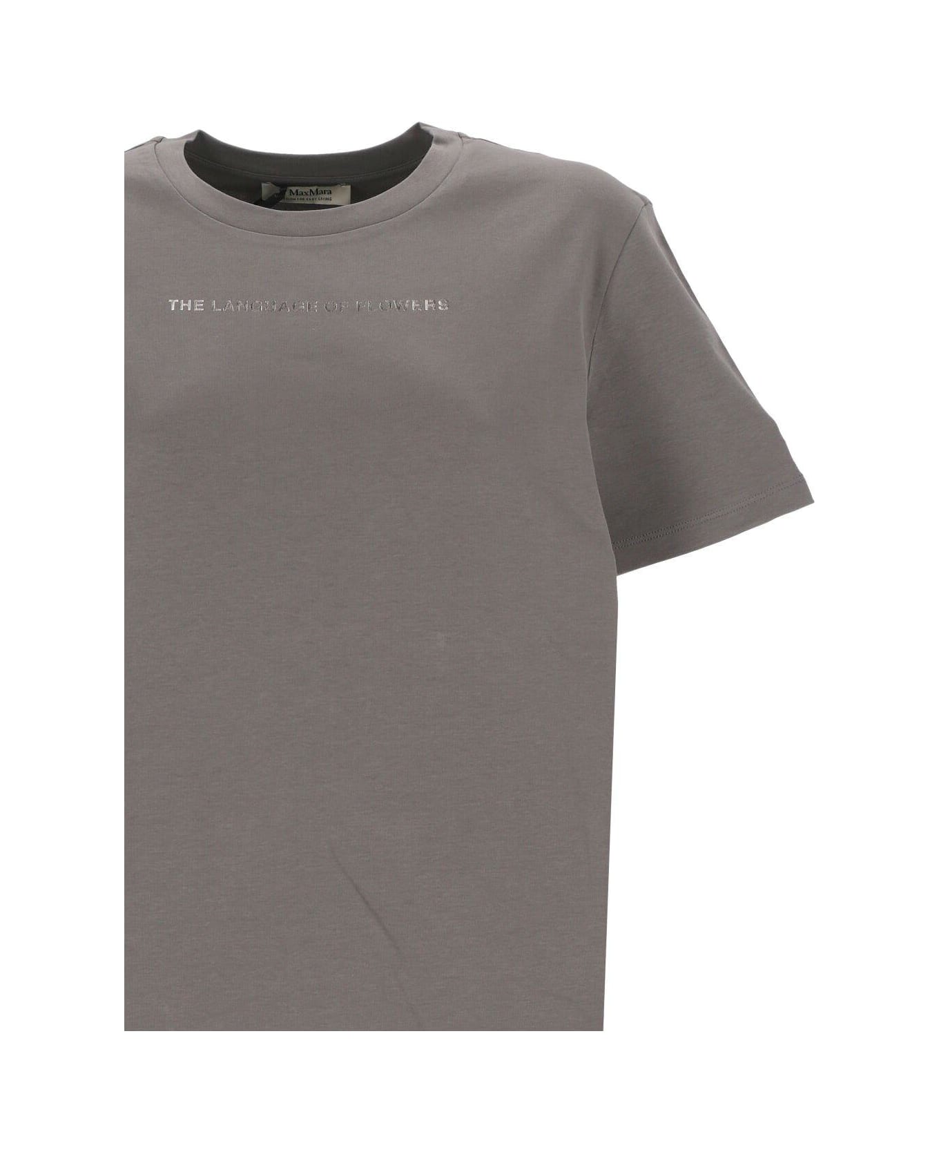 'S Max Mara Crewneck Short-sleeved T-shirt - GREY