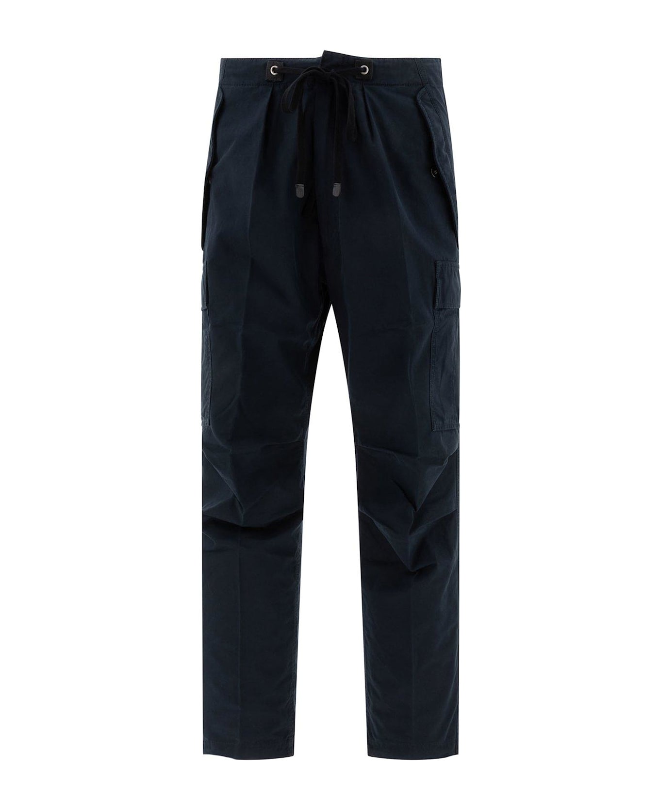 Tom Ford Drawstring Cargo Trousers - Blue