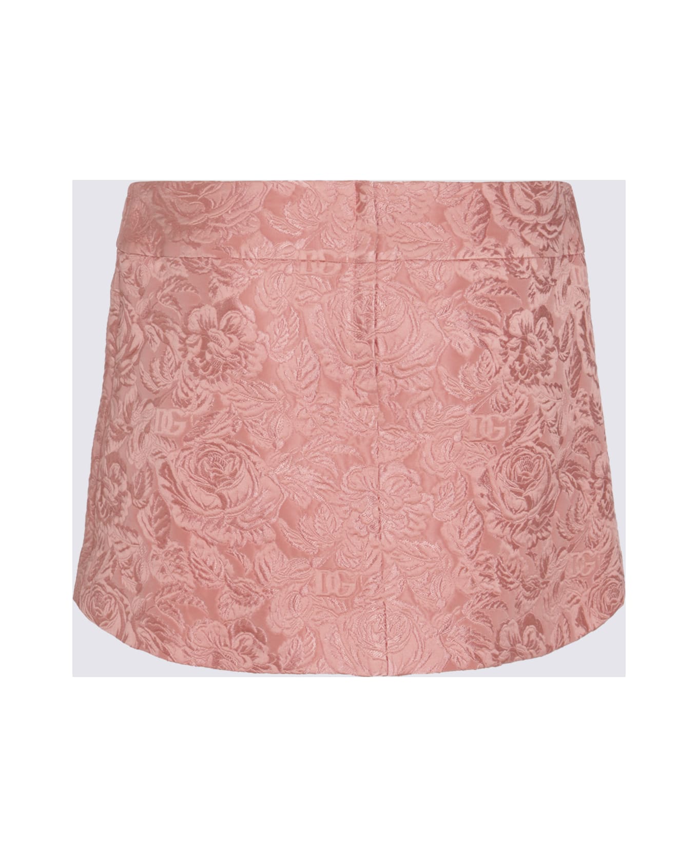 Dolce 
Gabbana Pink Cotton Skirt - ROSA POLVERE