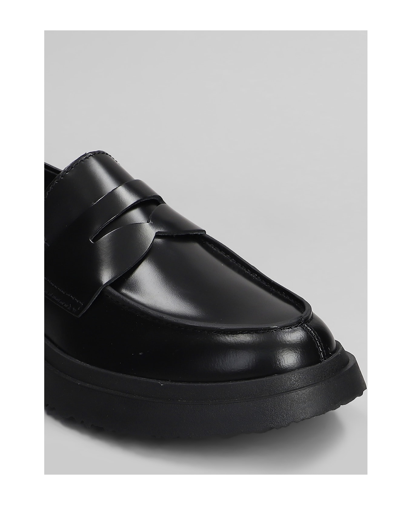 Camper Walden Loafers In Black Leather - WALDEN NEGRO
