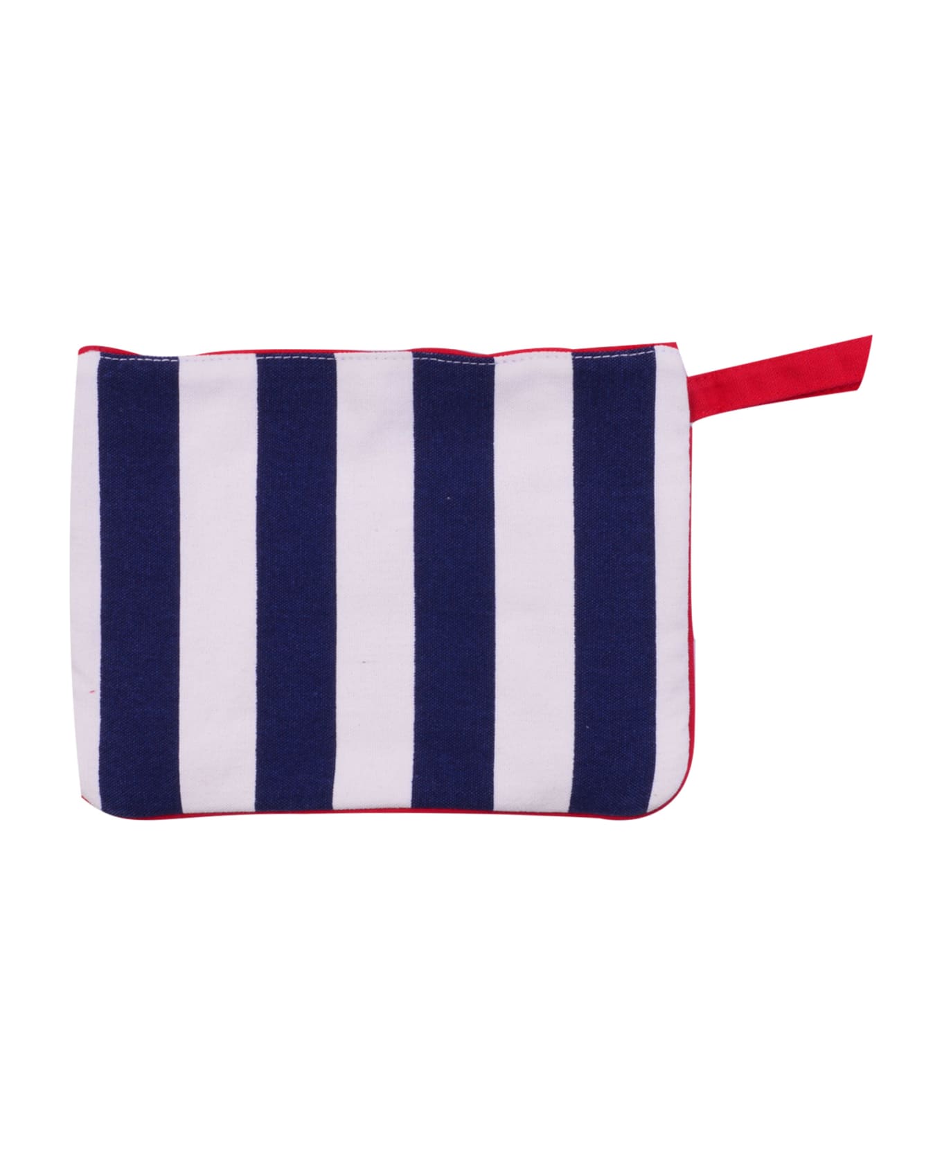 MC2 Saint Barth Canvas Clutch With Stripes - Multicolor アクセサリー＆ギフト