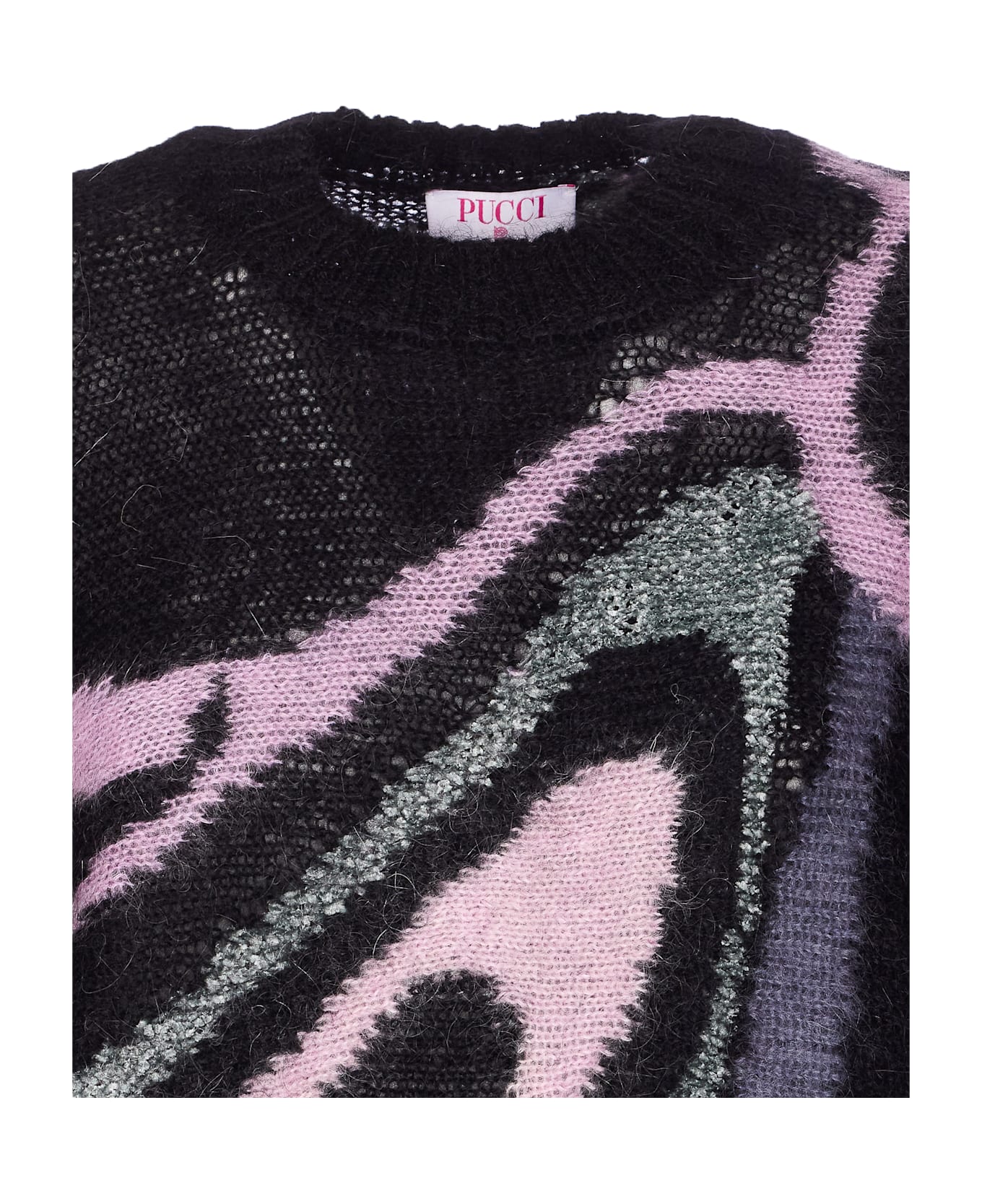 Pucci Marmo Texture Sweater - Black