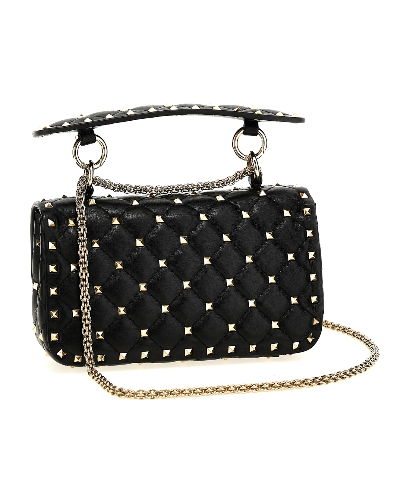 Valentino Garavani 
rockstud Spike
 Handbag - Black  