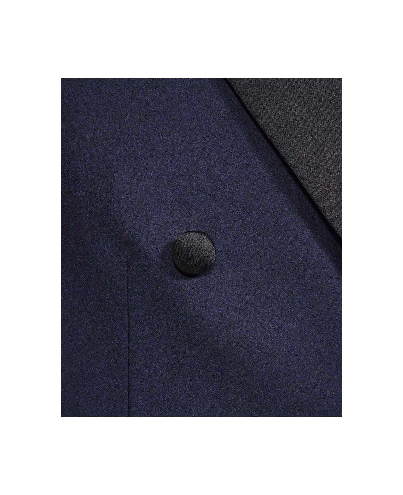Brioni Virgilio Dbr Double-breasted Virgin Wool Jacket - blue