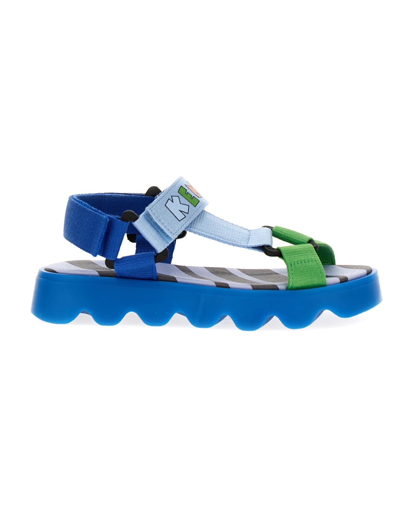 Kenzo Kids Logo Band Sandals - Multicolor