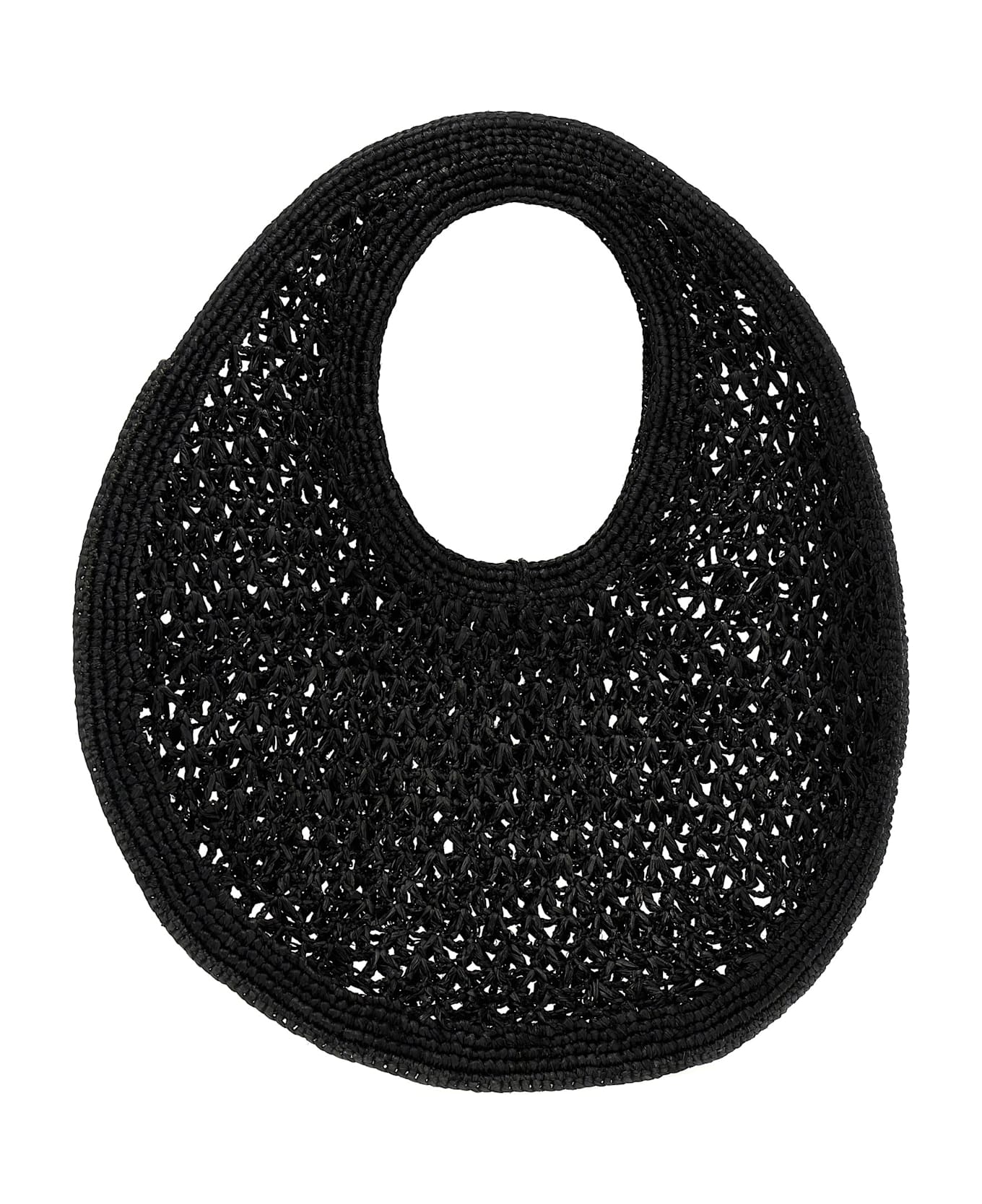 Jacquemus 'le Rond Spiaggia' Handbag - Black  