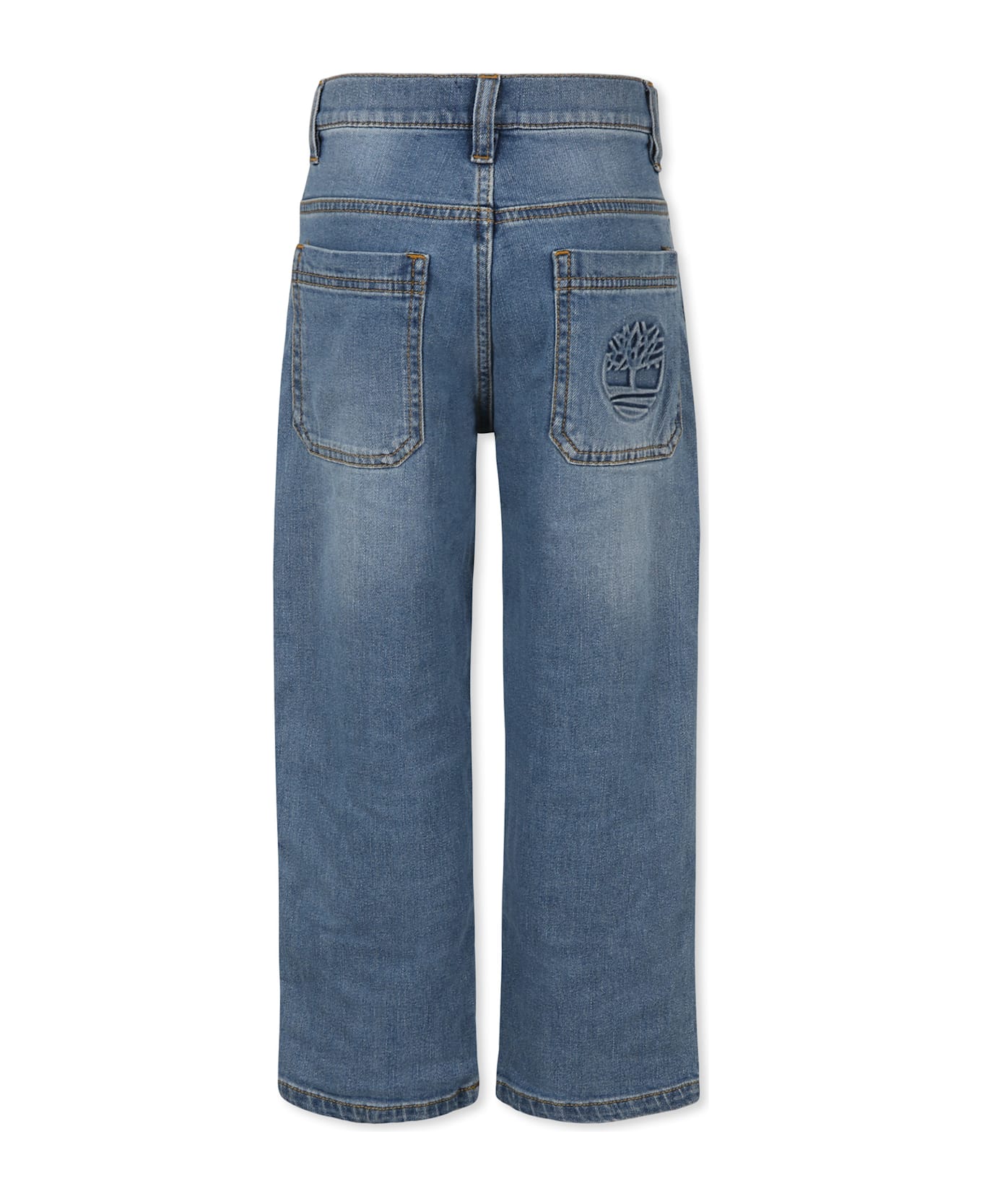 Timberland Denim Jeans For Boy With Tree - Denim