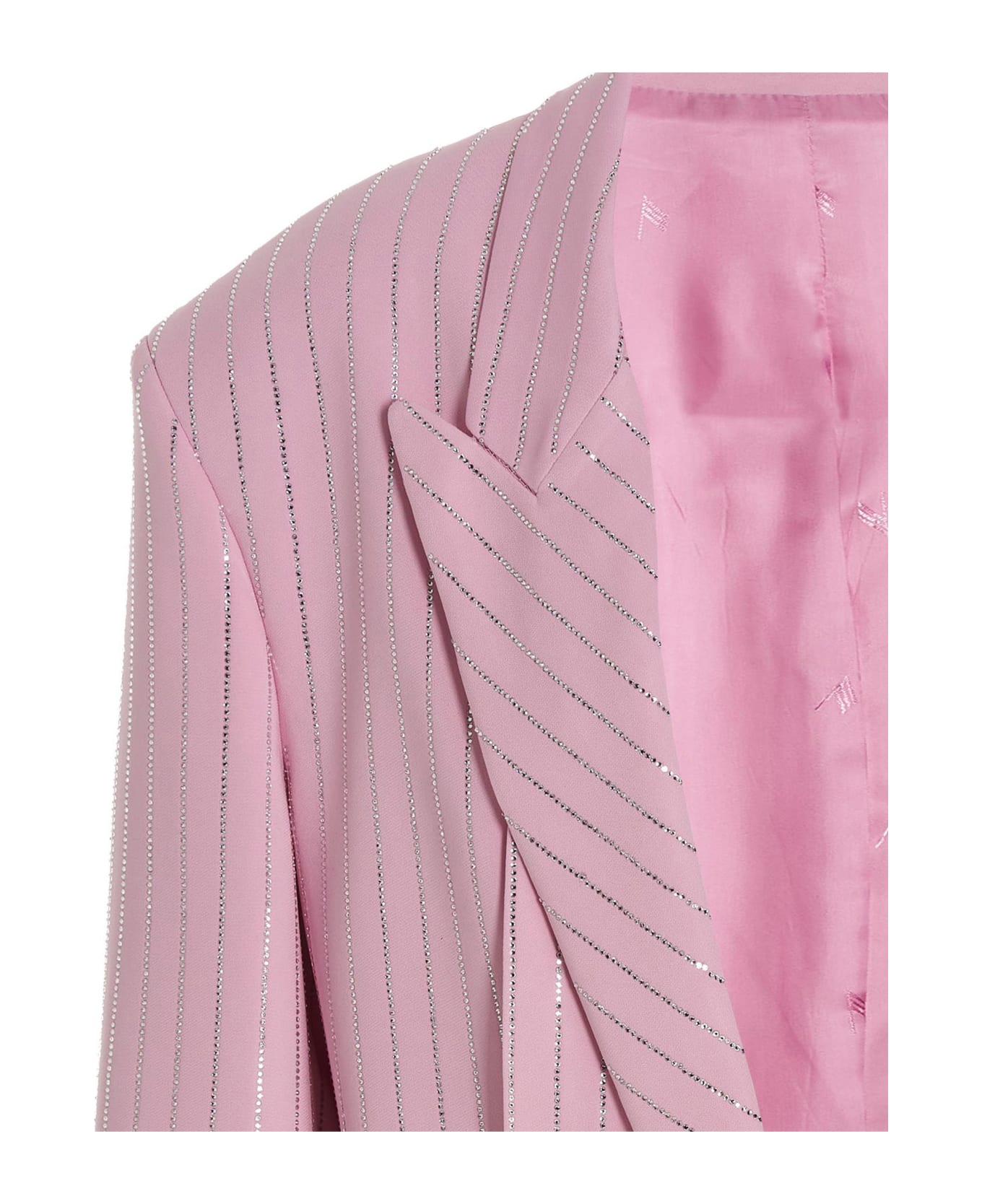 The Attico 'glen' Blazer Jacket - Pink