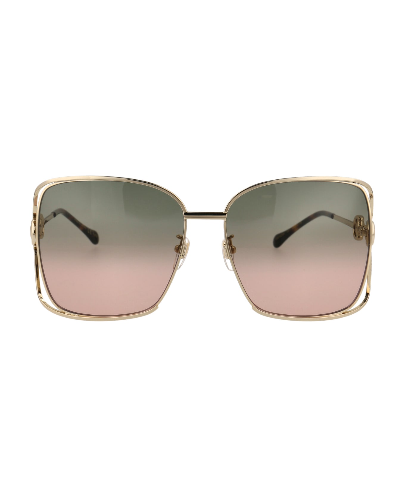 Gucci Eyewear Gg1020s Sunglasses - 001 GOLD GOLD GREEN