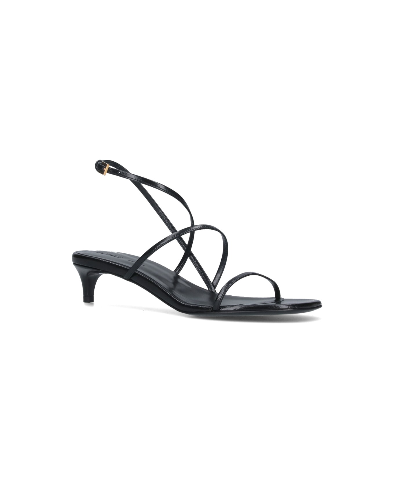 Khaite "loop" Sandals - Black  