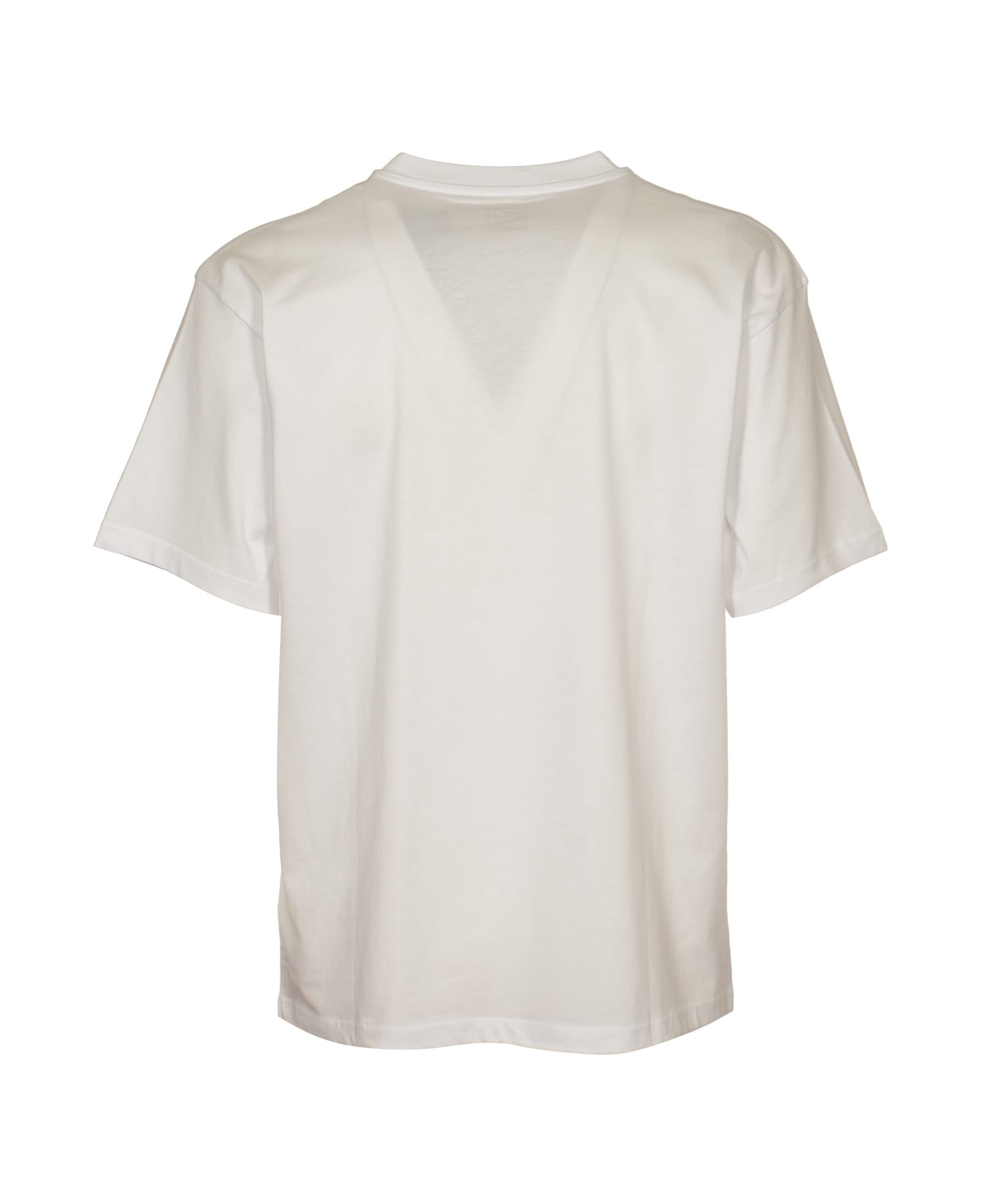 Rassvet Chest Logo Round Neck T-shirt - White
