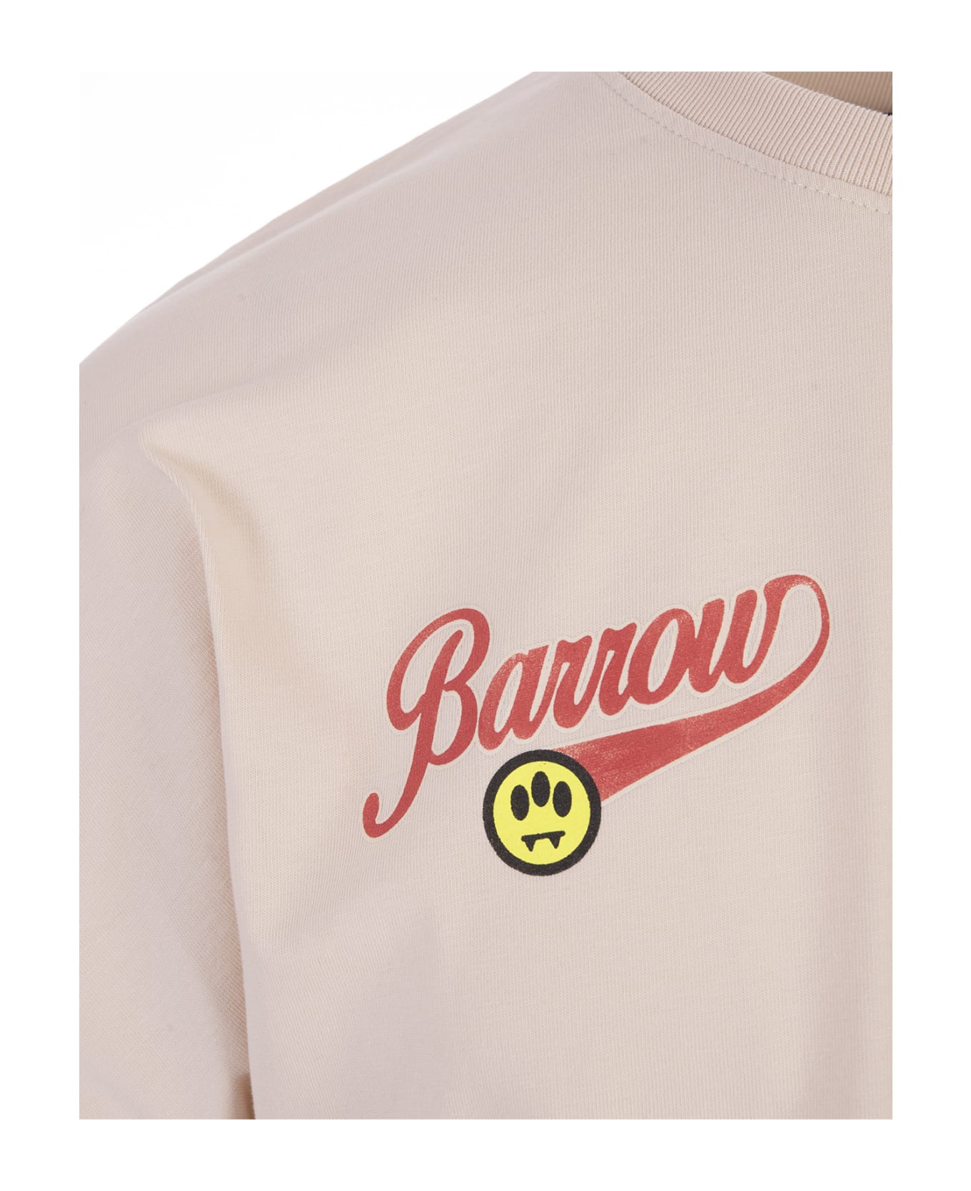 Barrow Dove T-shirt With Print - Brown