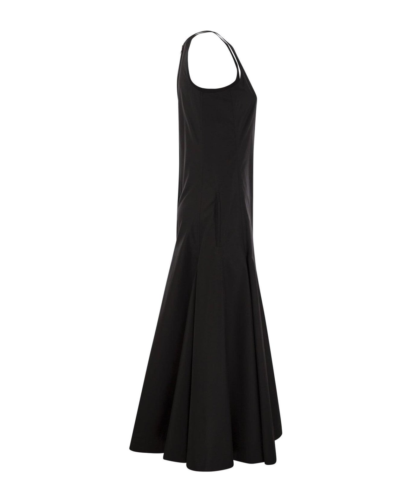 SportMax Crewneck Sleeveless Dress - Black