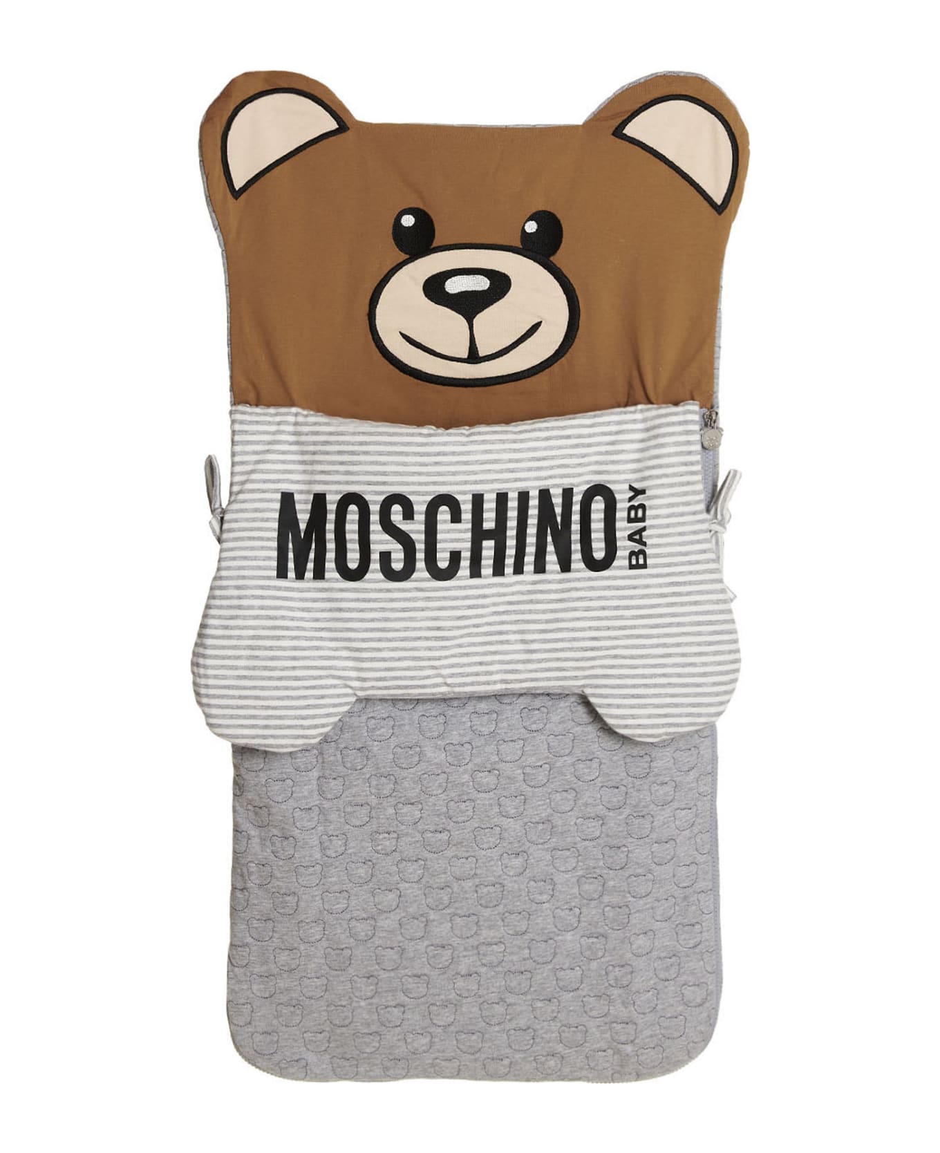 Moschino 'bear' Baby Nest - Gray