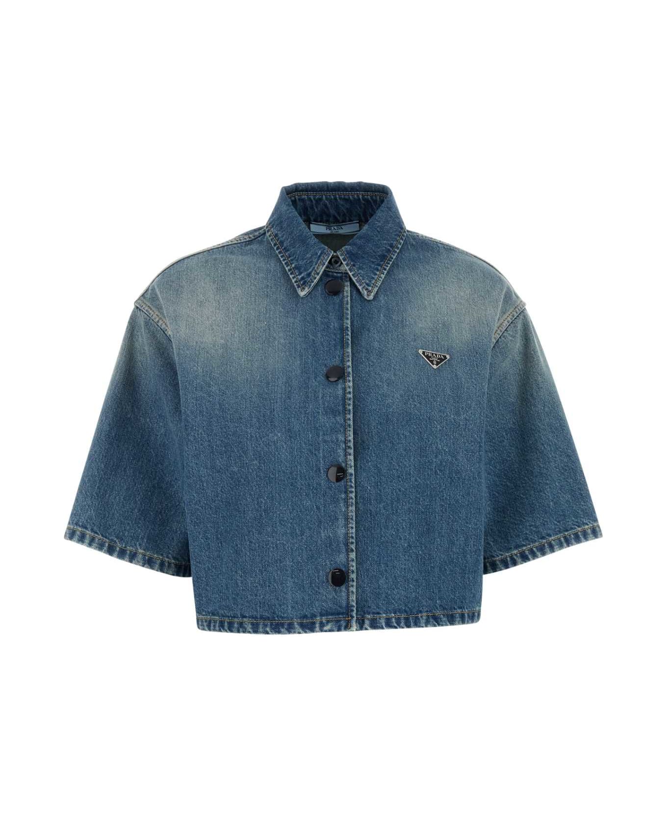 Prada Denim Shirt - LIGHT BLUE