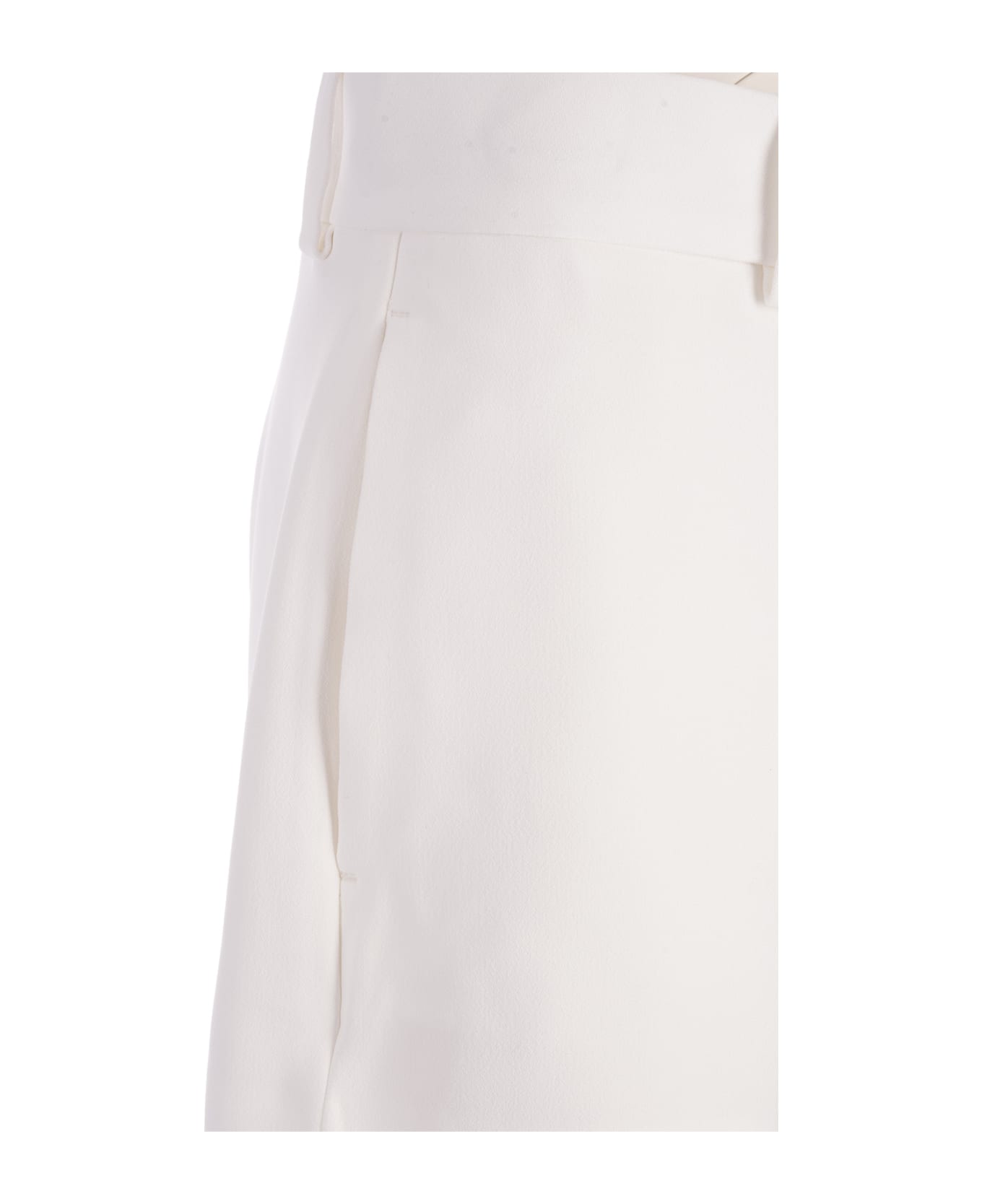 Ermanno Scervino White Tailored Shorts - White