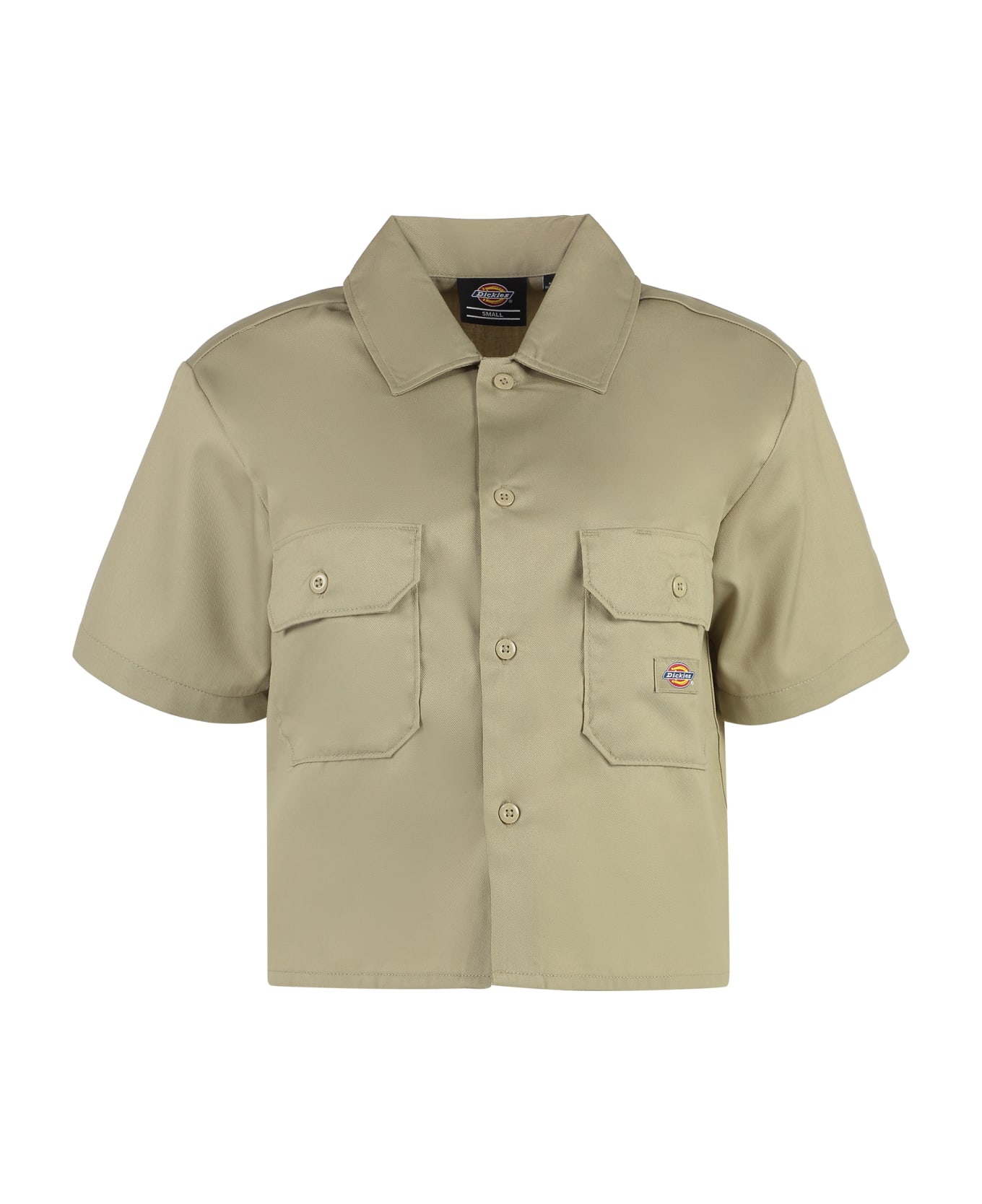 Dickies Short Sleeve Cotton Shirt - khaki