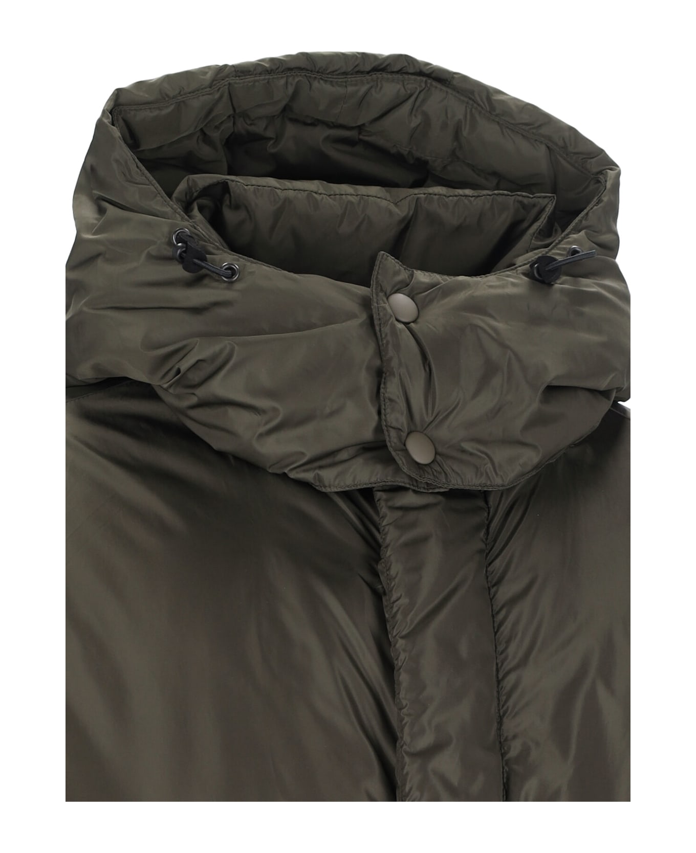 Aspesi 'byron' Midi Coat - Green